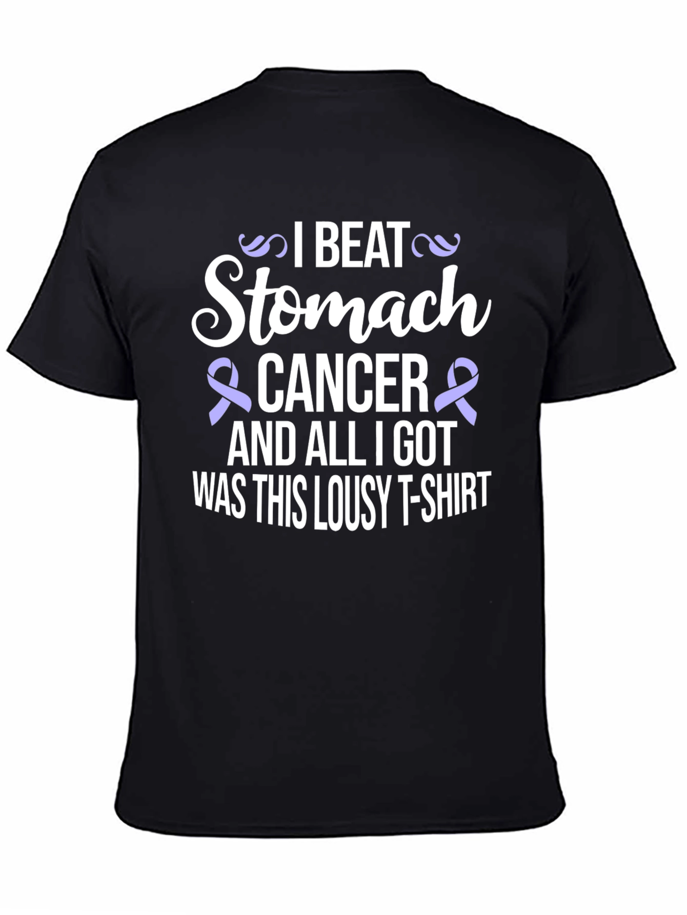 Stomach Cancer Awareness T-Shirt - I Beat Cancer