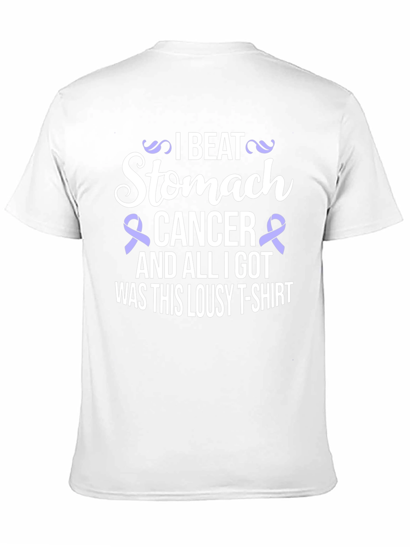 Stomach Cancer Awareness T-Shirt - I Beat Cancer