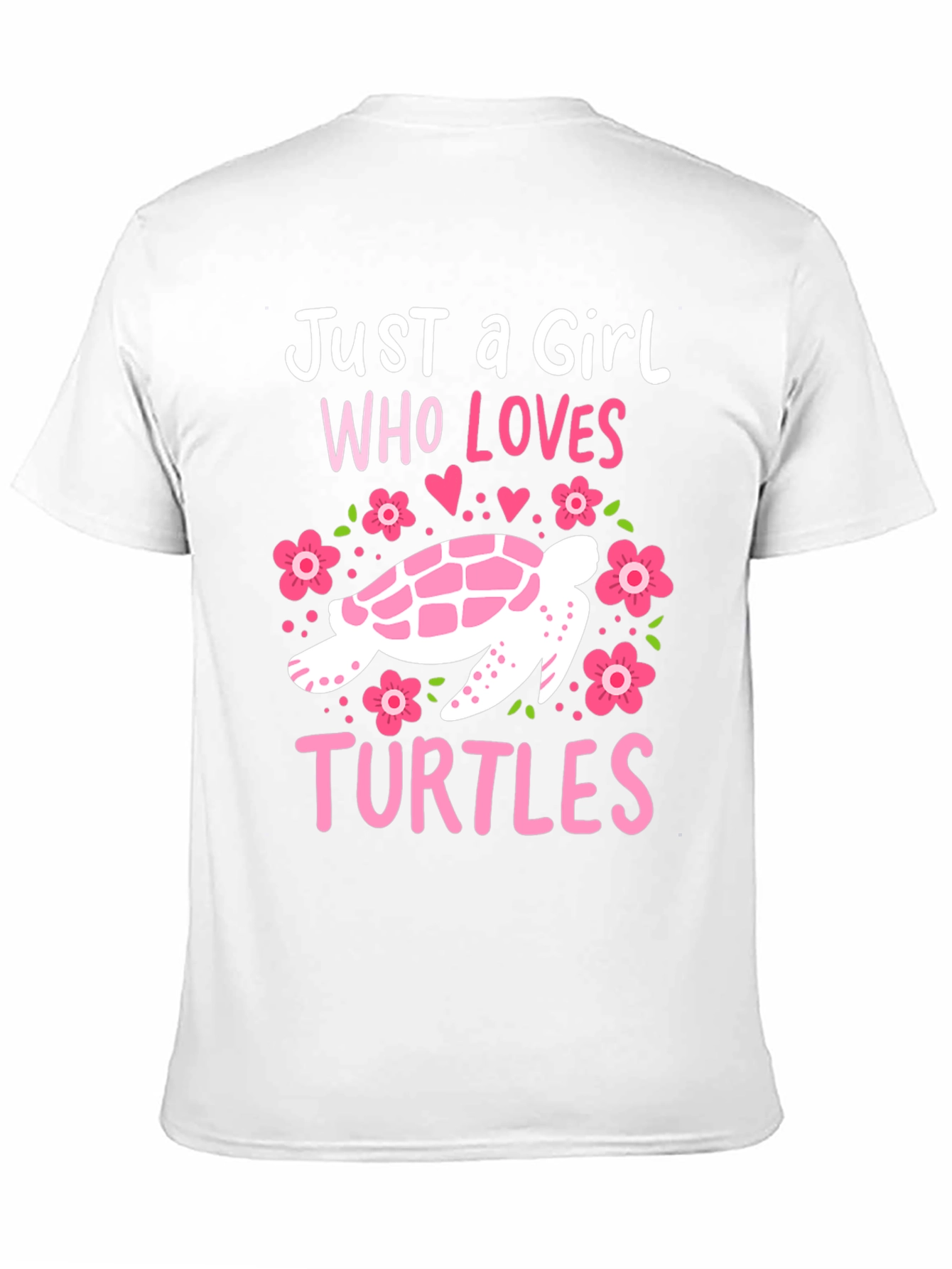 Girl Who Loves Turtles T-Shirt