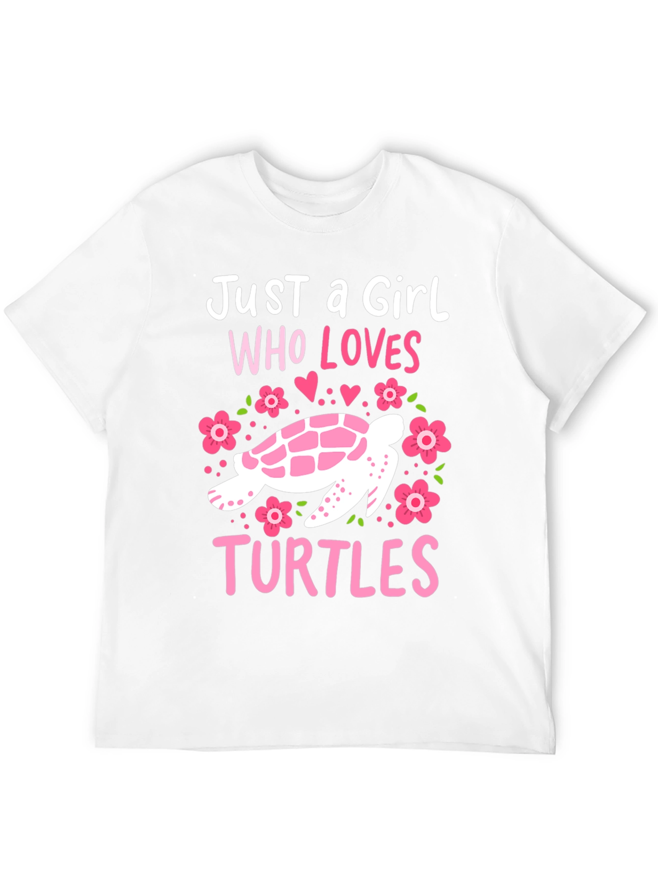 Girl Who Loves Turtles T-Shirt