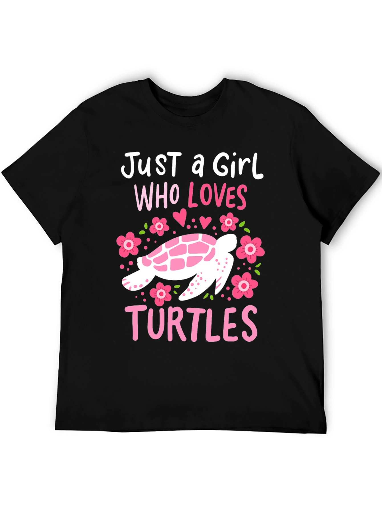 Girl Who Loves Turtles T-Shirt