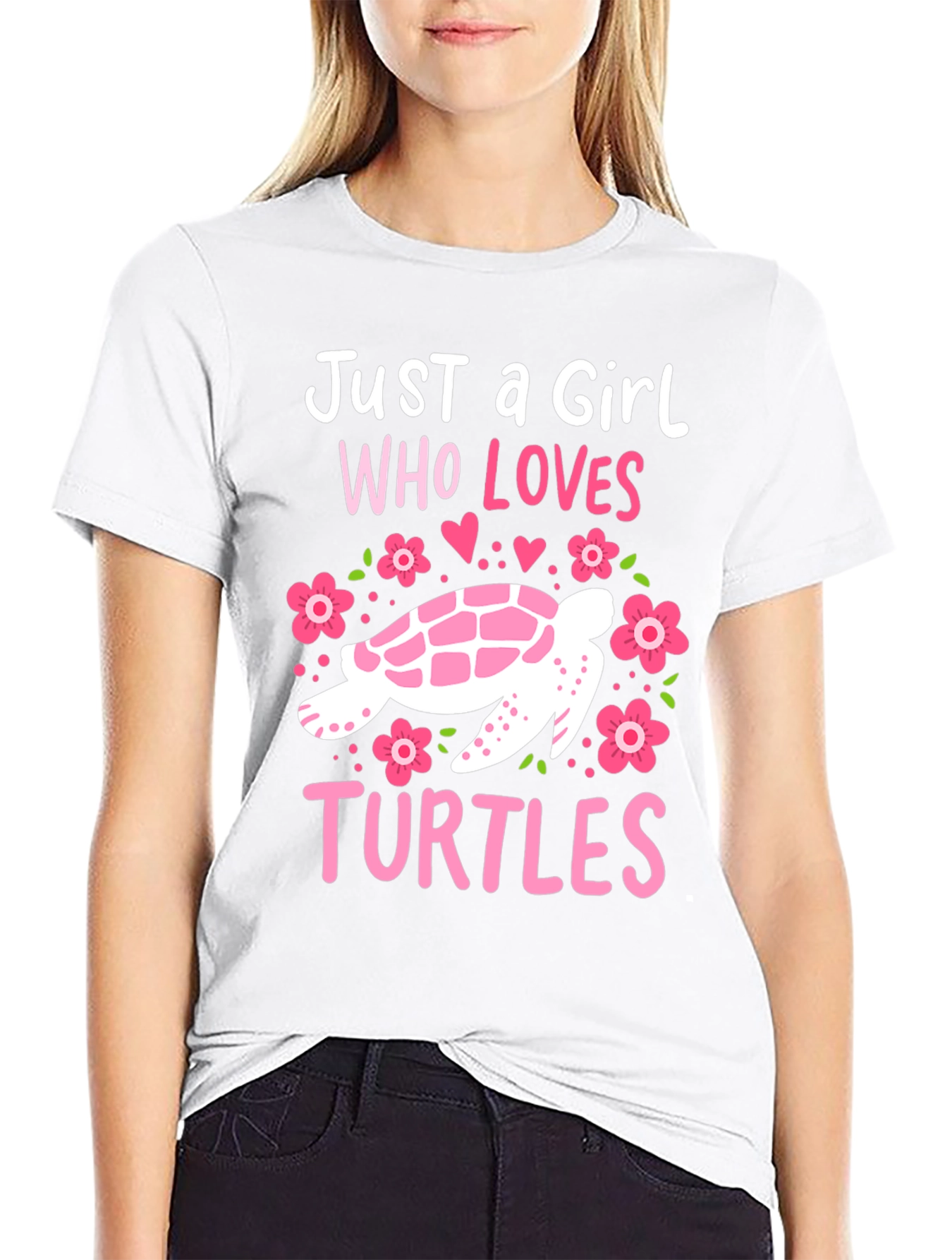 Girl Who Loves Turtles T-Shirt