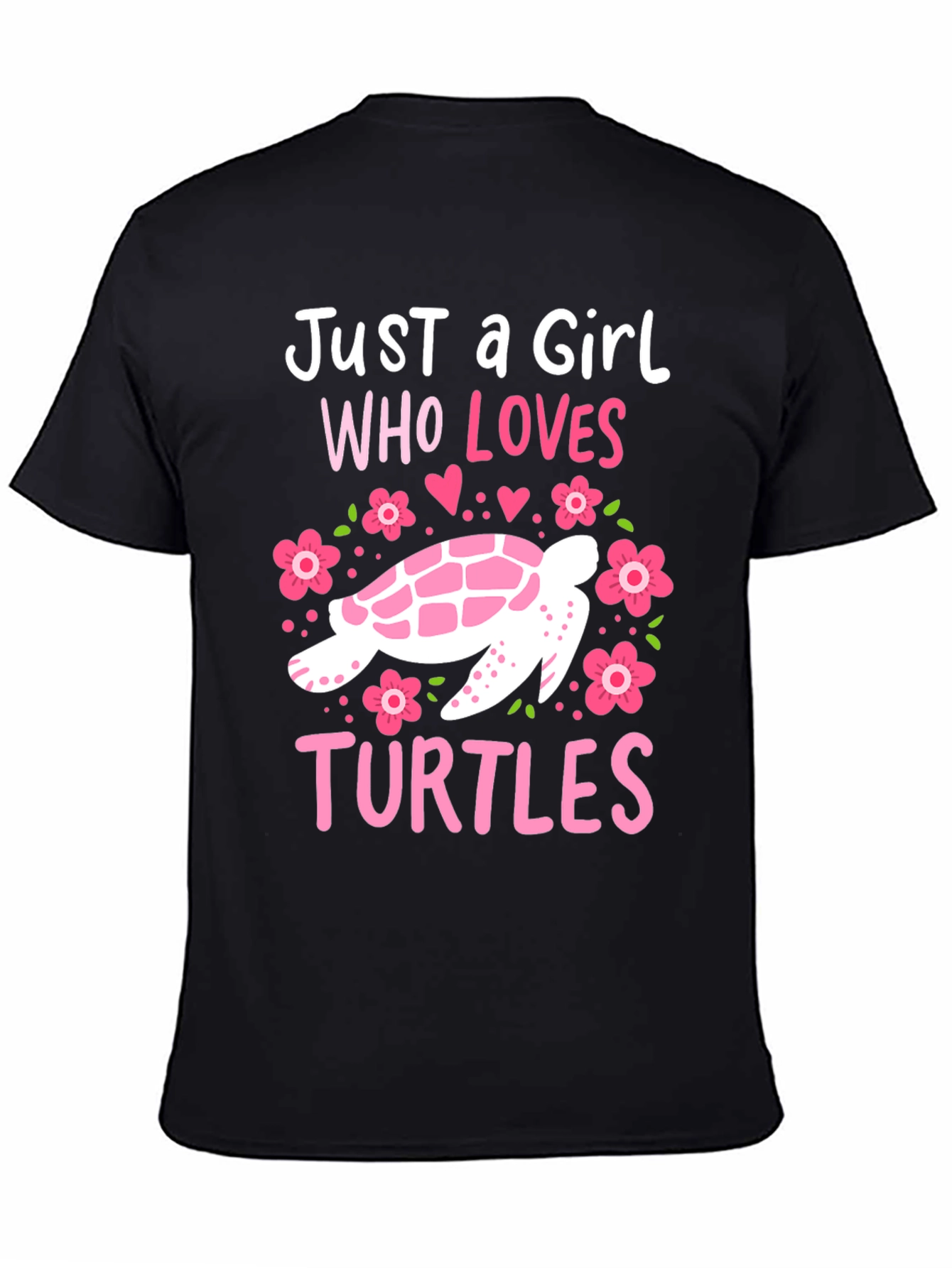 Girl Who Loves Turtles T-Shirt