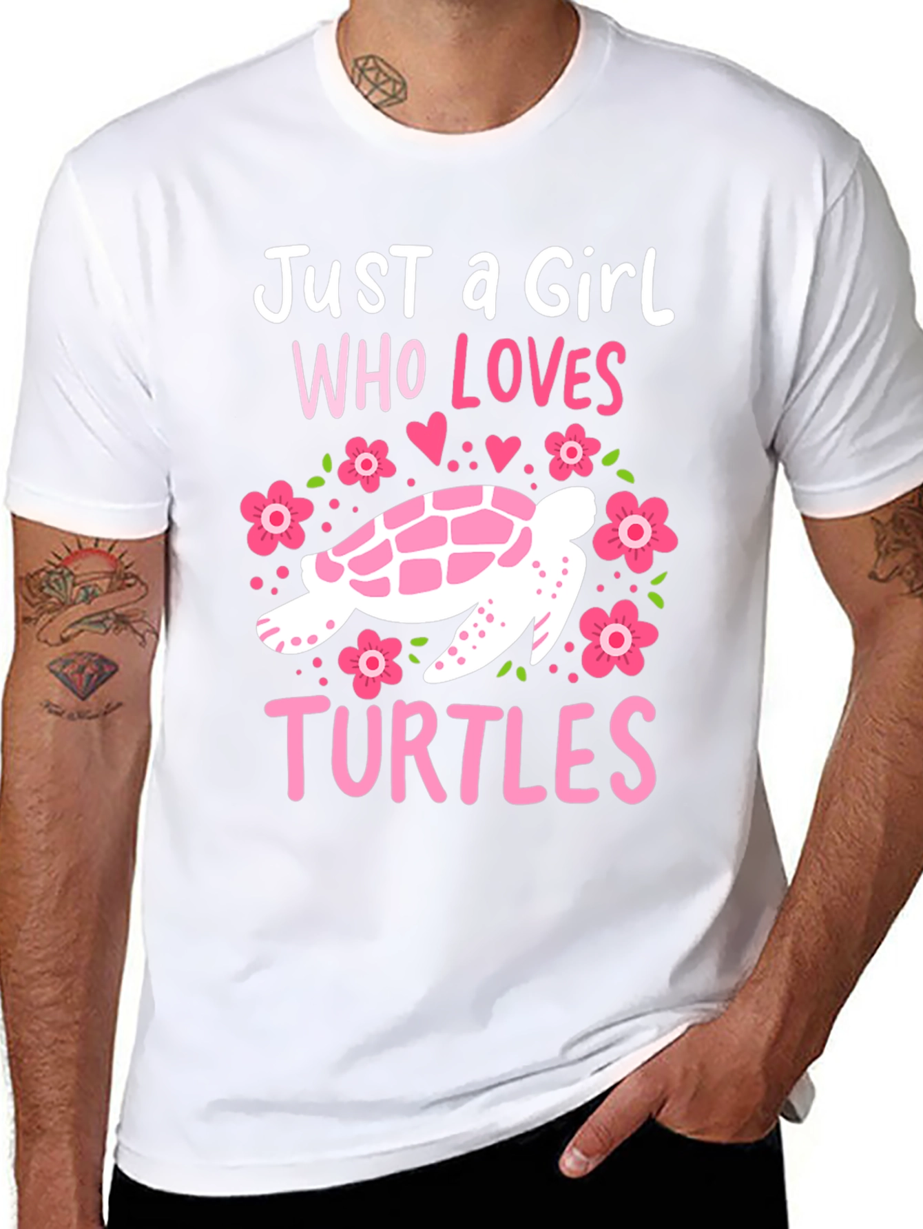 Girl Who Loves Turtles T-Shirt