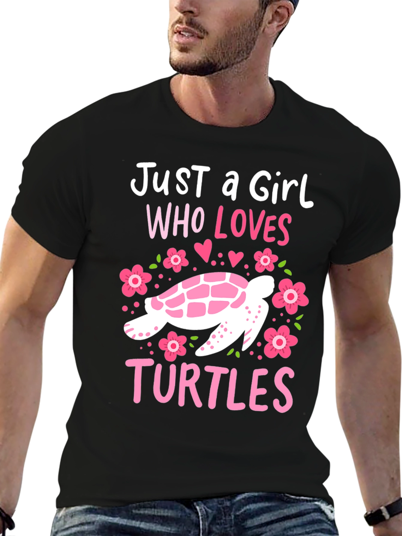 Girl Who Loves Turtles T-Shirt