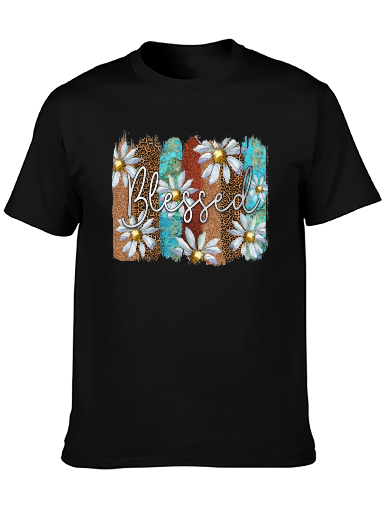 Blessed Floral Graphic T-Shirt