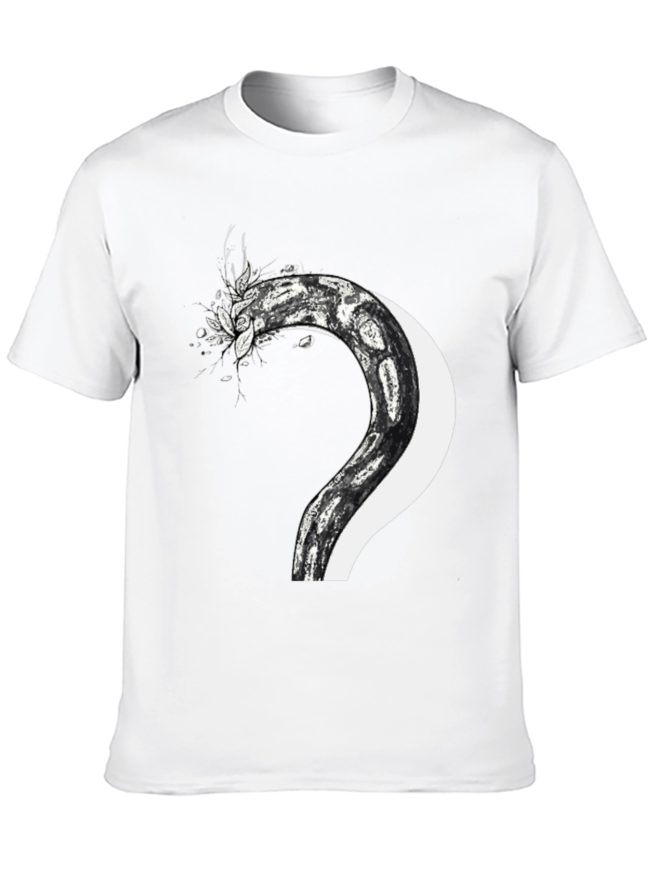Serpent & Moon Graphic Tee - Mens Black T-Shirt