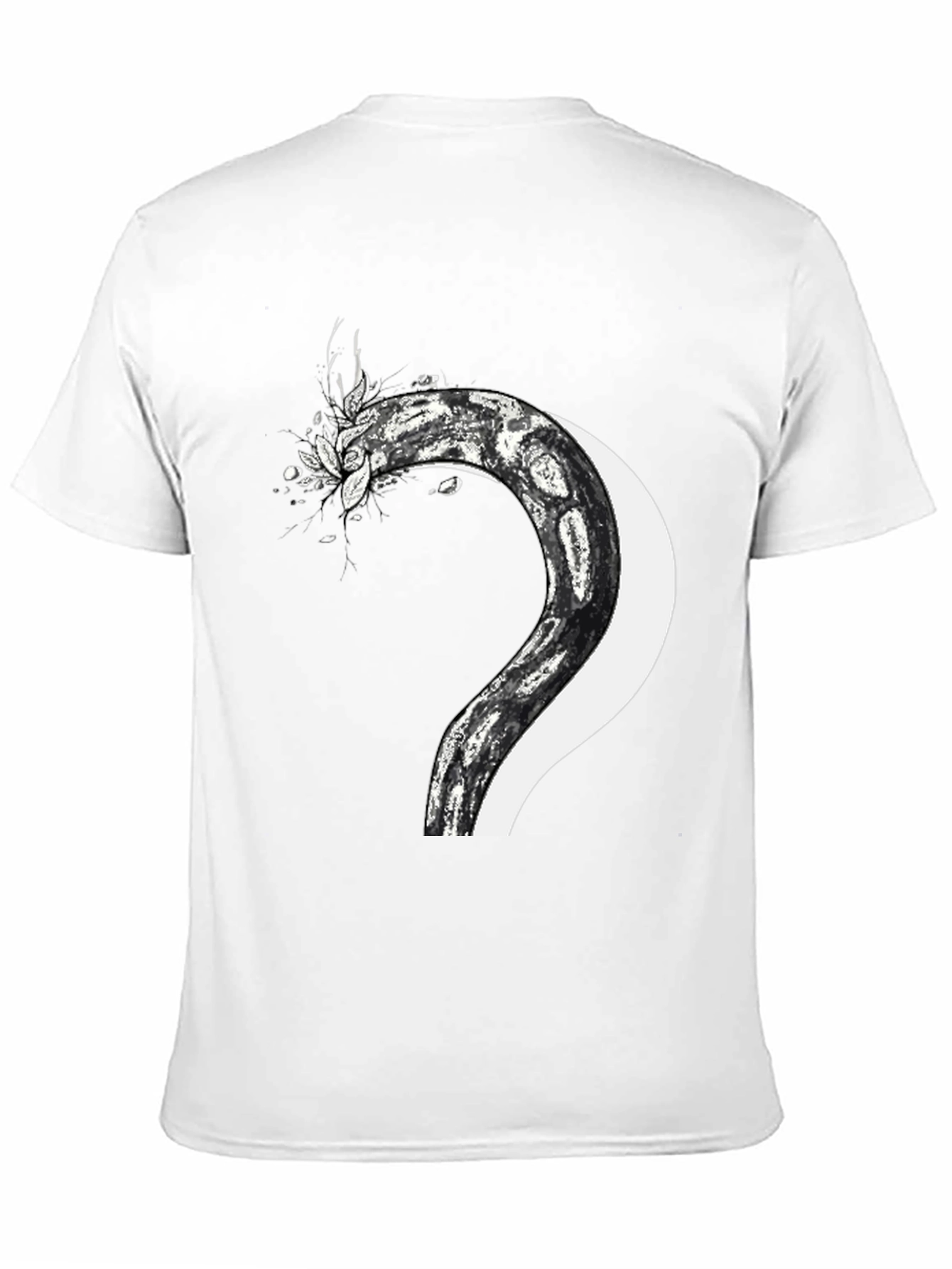 Serpent & Moon Graphic Tee - Mens Black T-Shirt