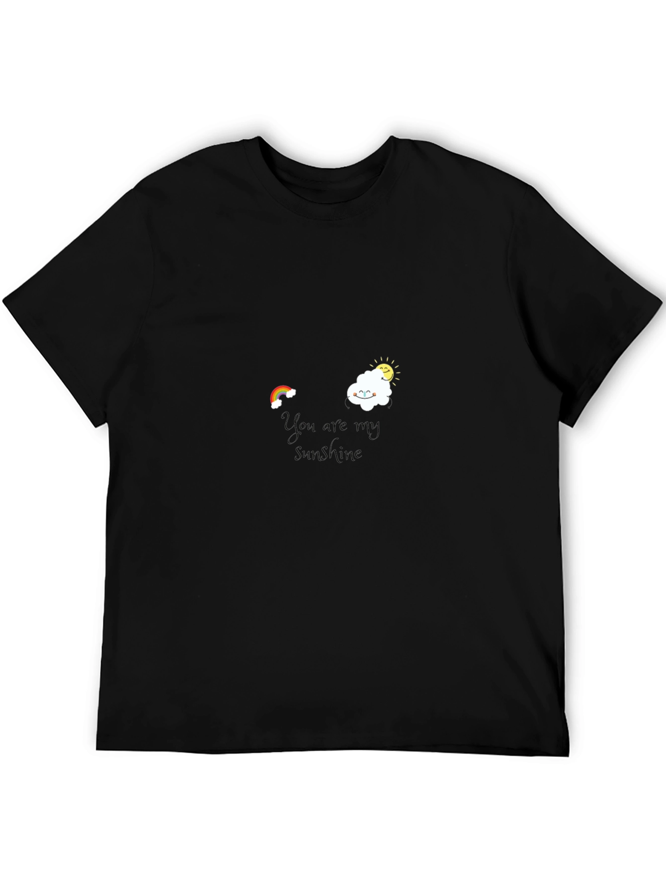 You Are My Sunshine Graphic Tee - Black