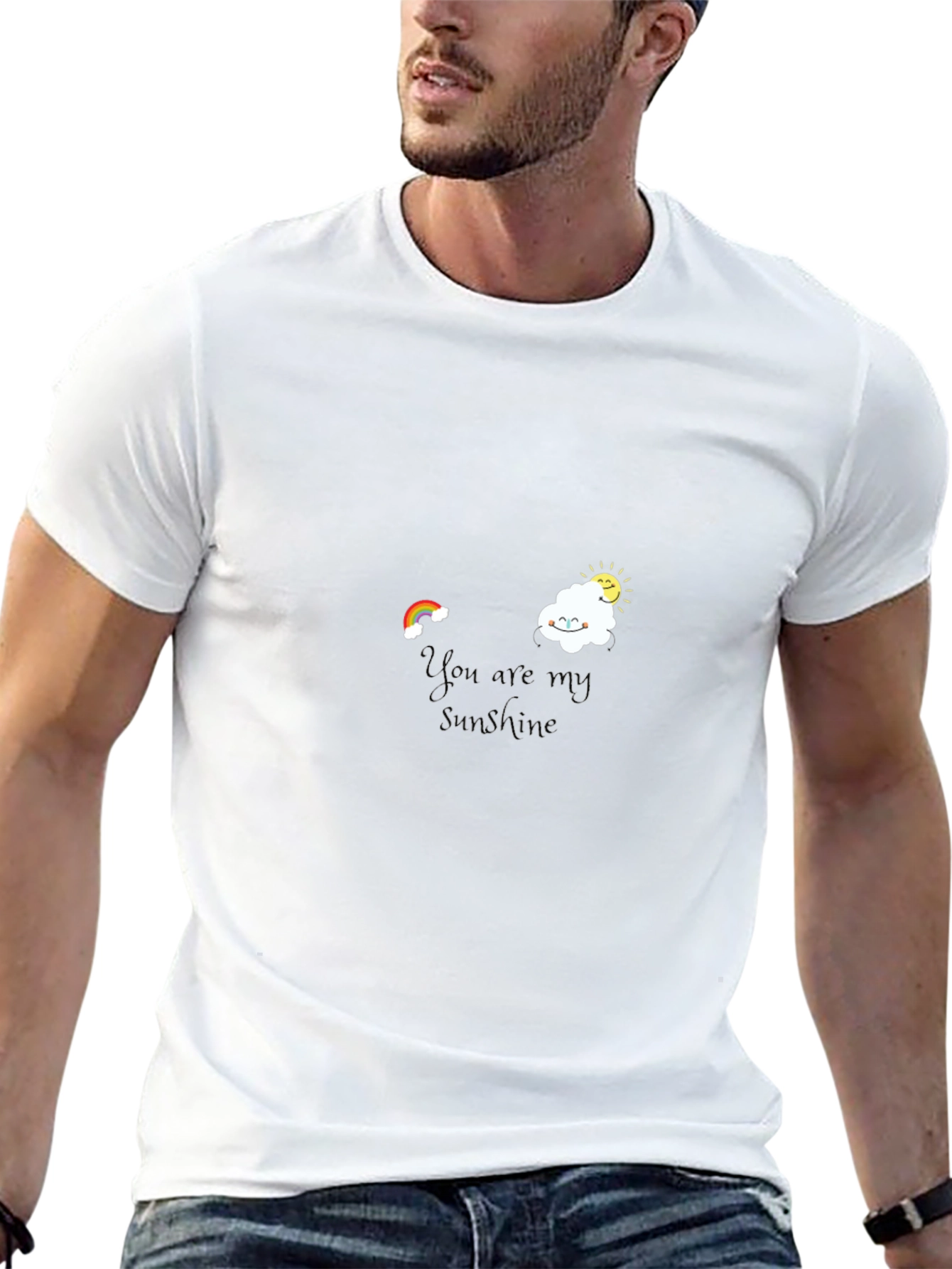 You Are My Sunshine Graphic Tee - Black