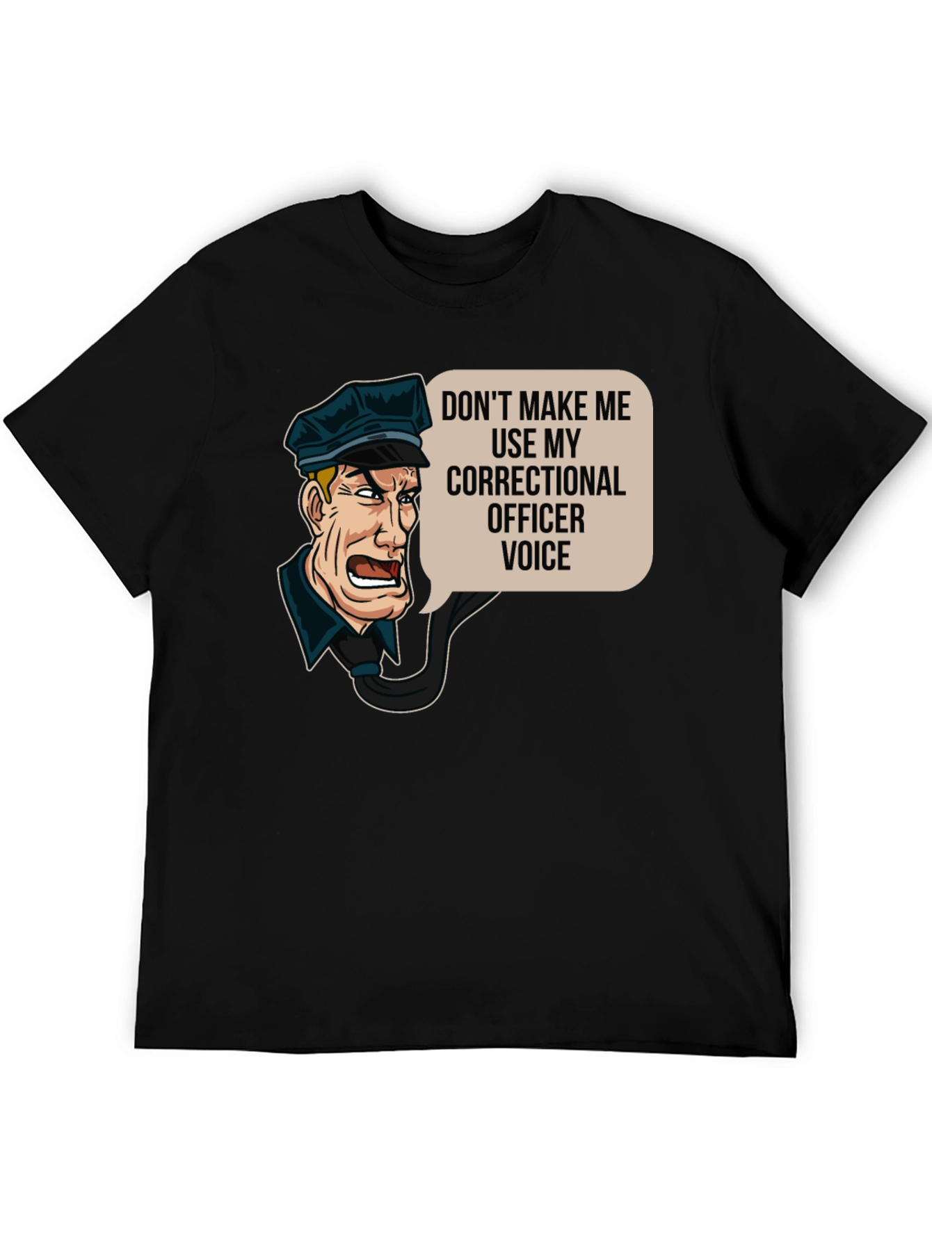 Correctional Officer Cartoon T-Shirt