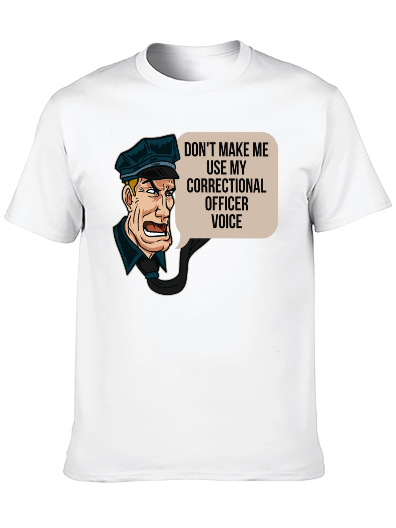 Correctional Officer Cartoon T-Shirt