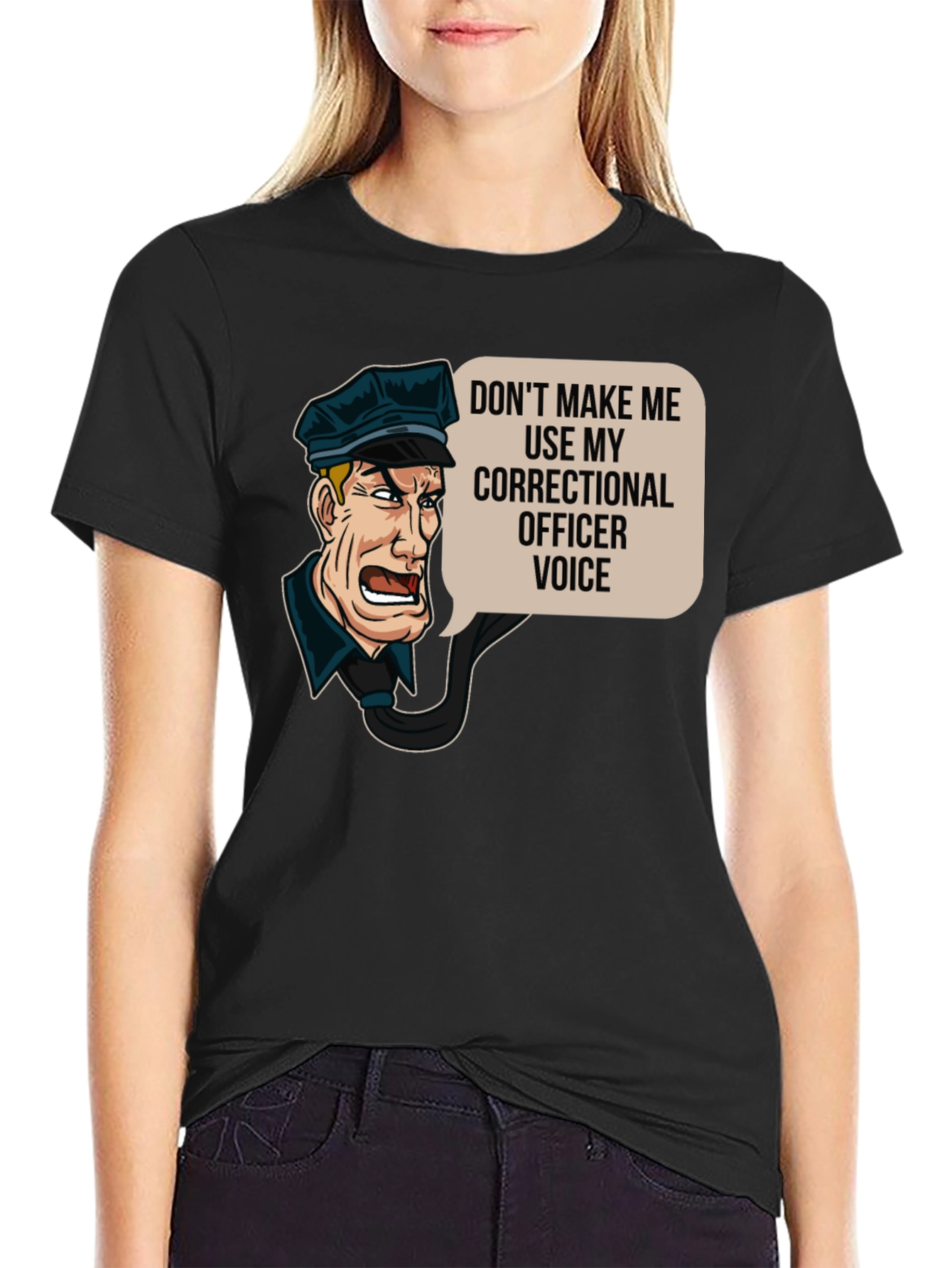 Correctional Officer Cartoon T-Shirt