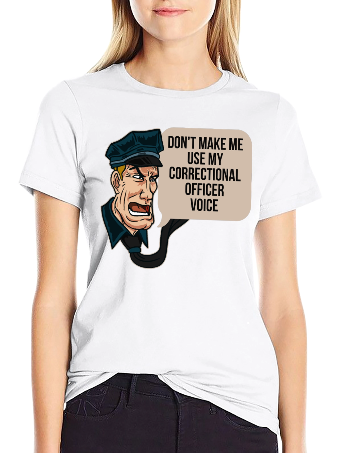 Correctional Officer Cartoon T-Shirt