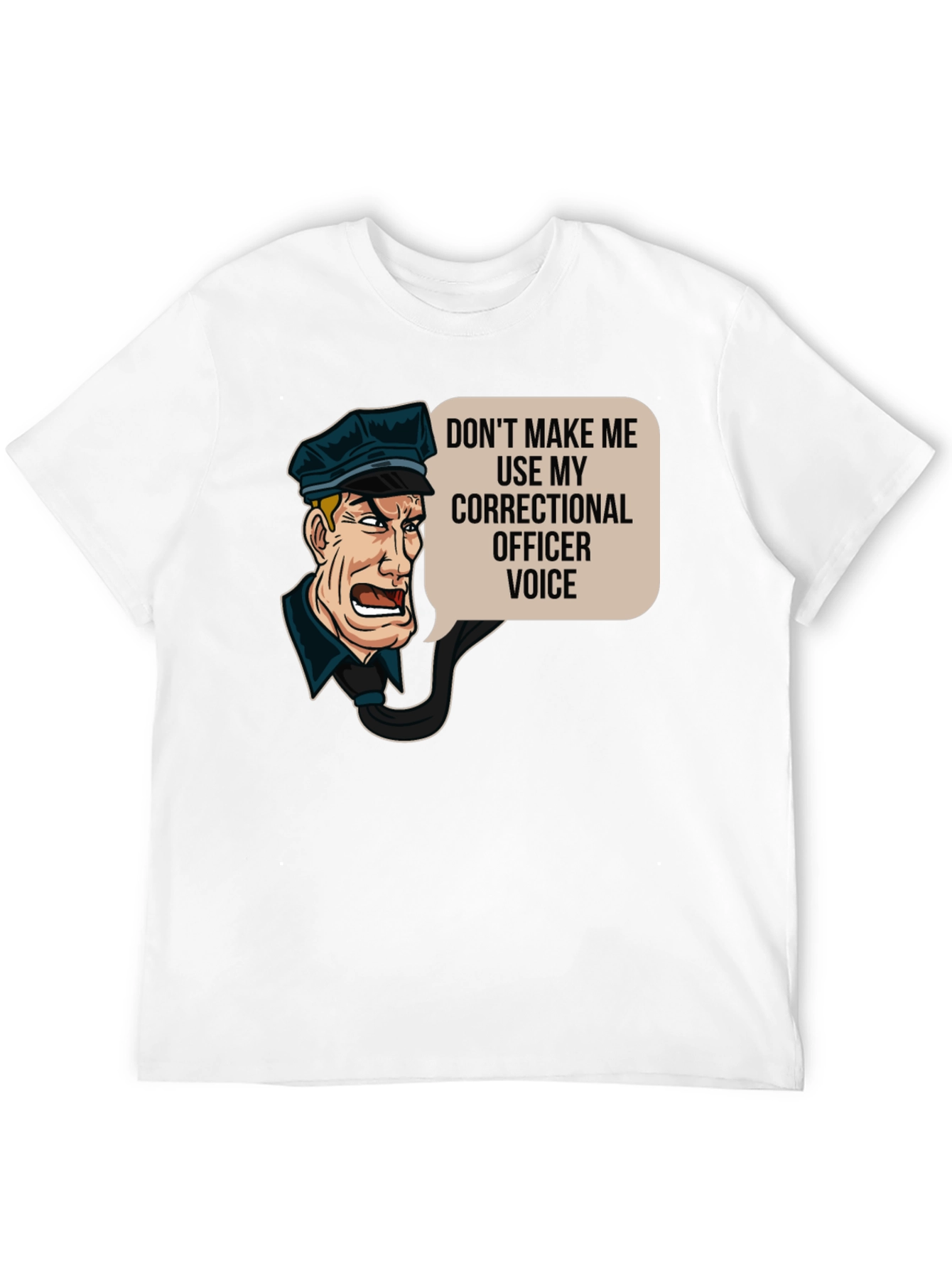 Correctional Officer Cartoon T-Shirt