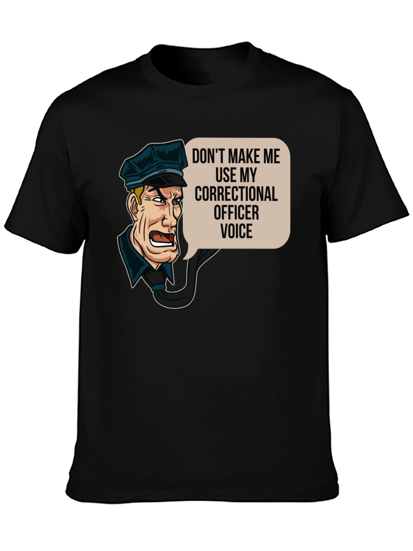 Correctional Officer Cartoon T-Shirt