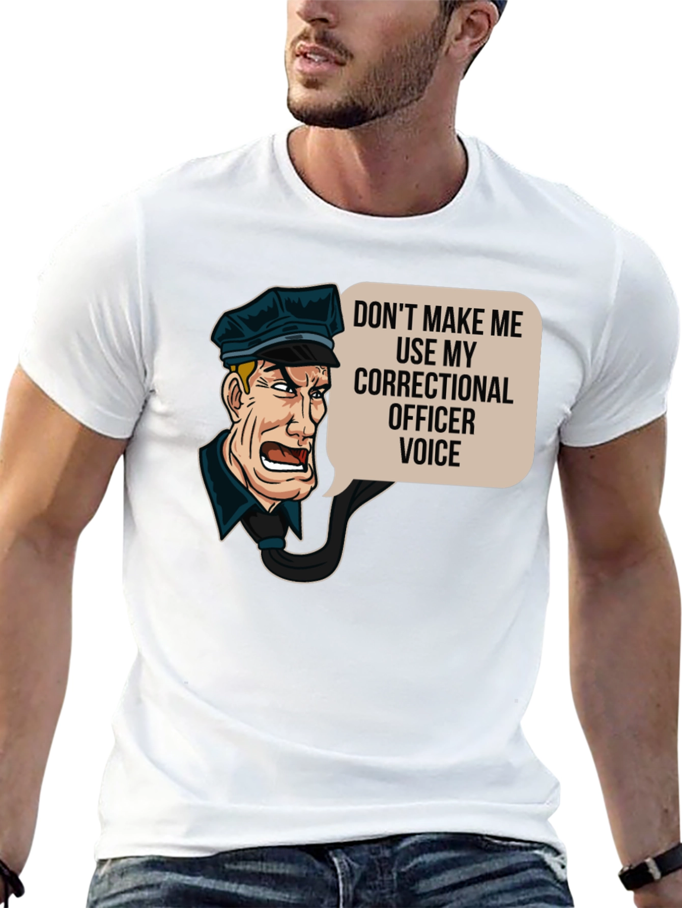 Correctional Officer Cartoon T-Shirt