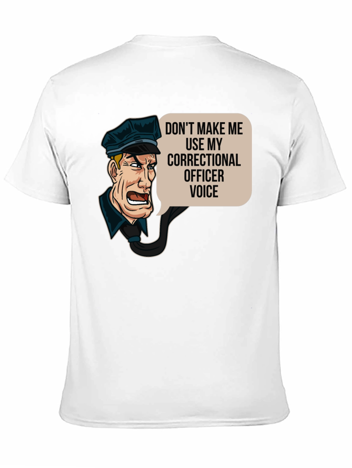 Correctional Officer Cartoon T-Shirt