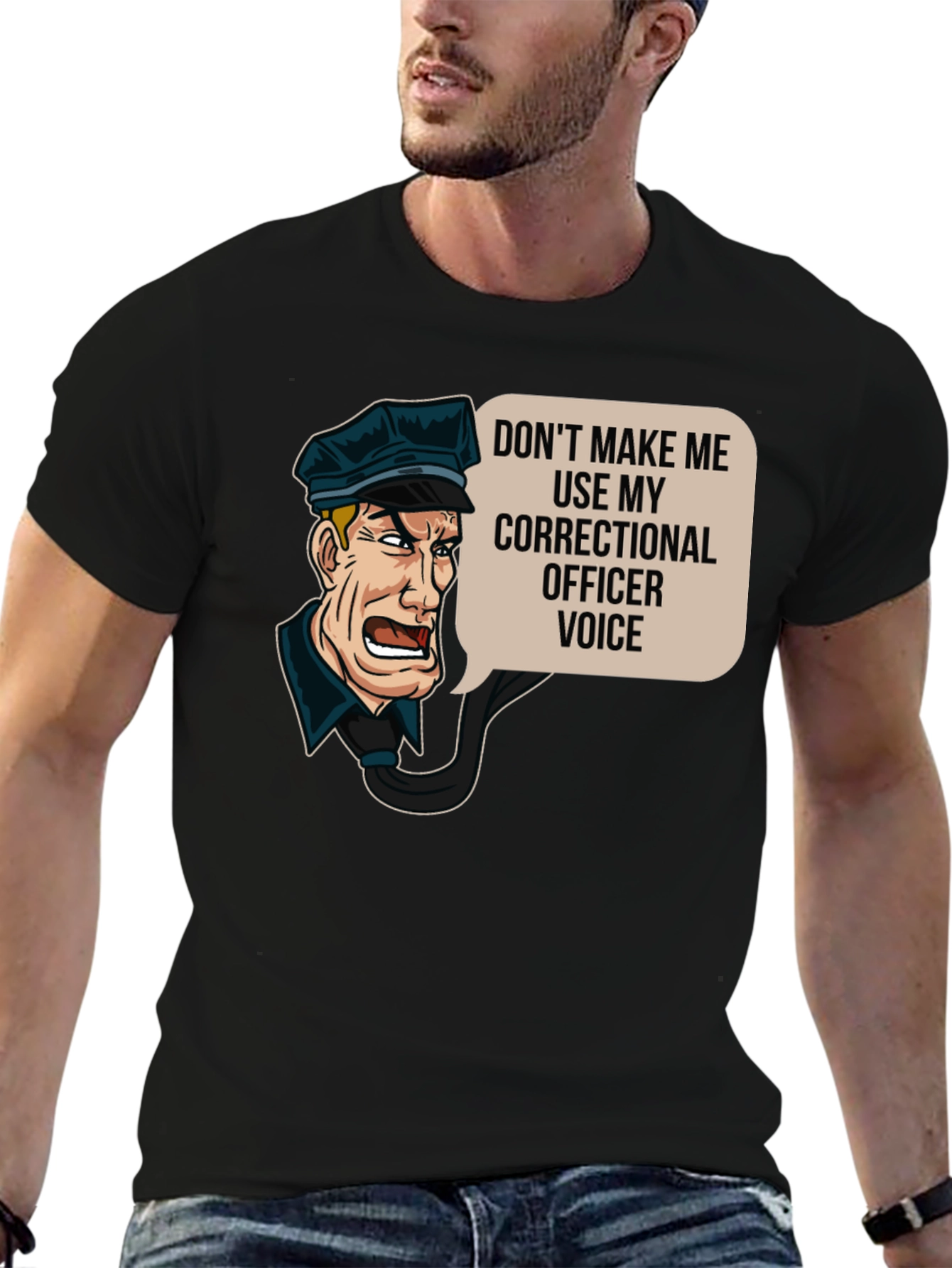 Correctional Officer Cartoon T-Shirt