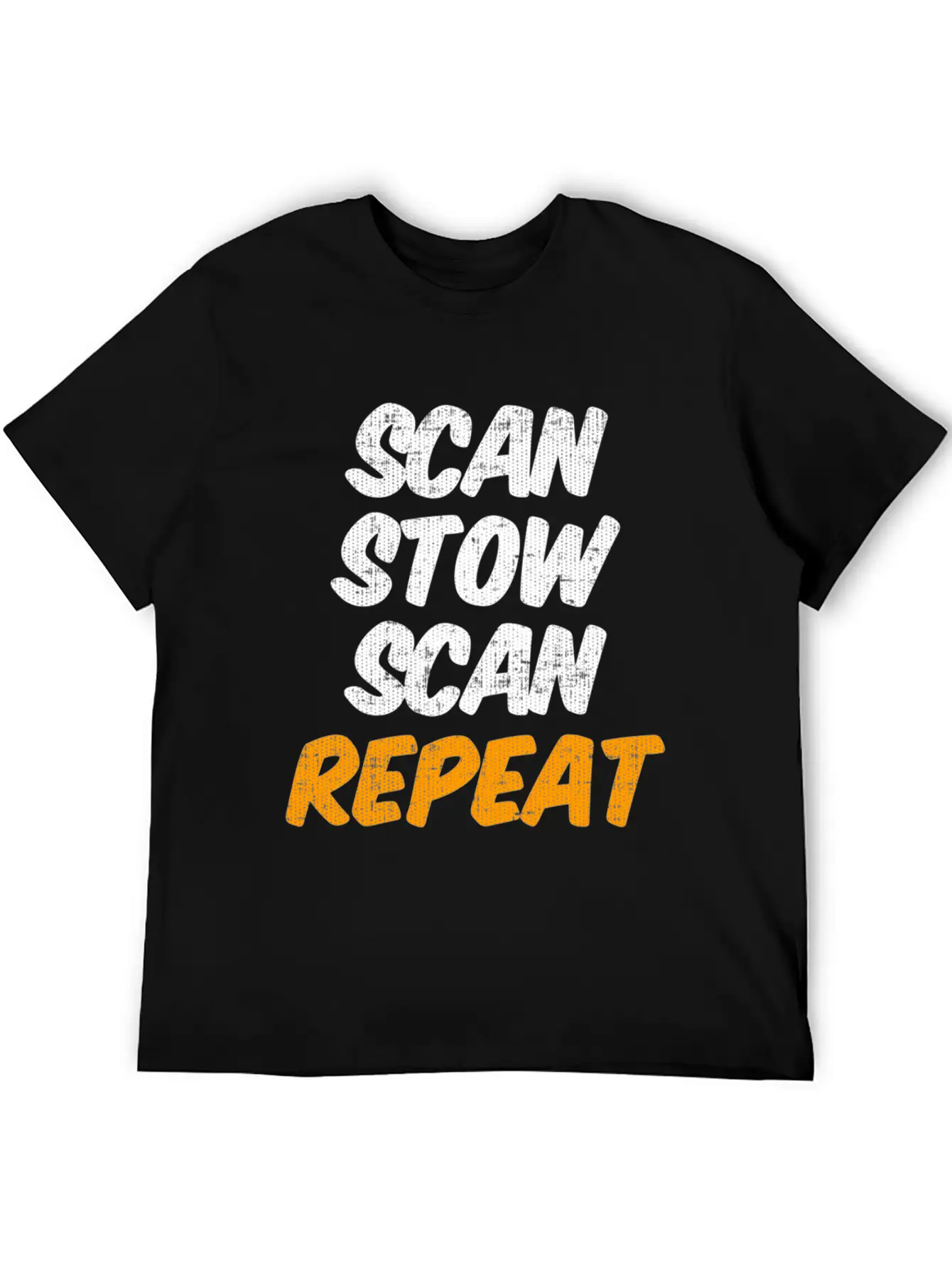 Scan Stow Scan Repeat Unisex Casual T-Shirt – Clean Design For Daily Comfort