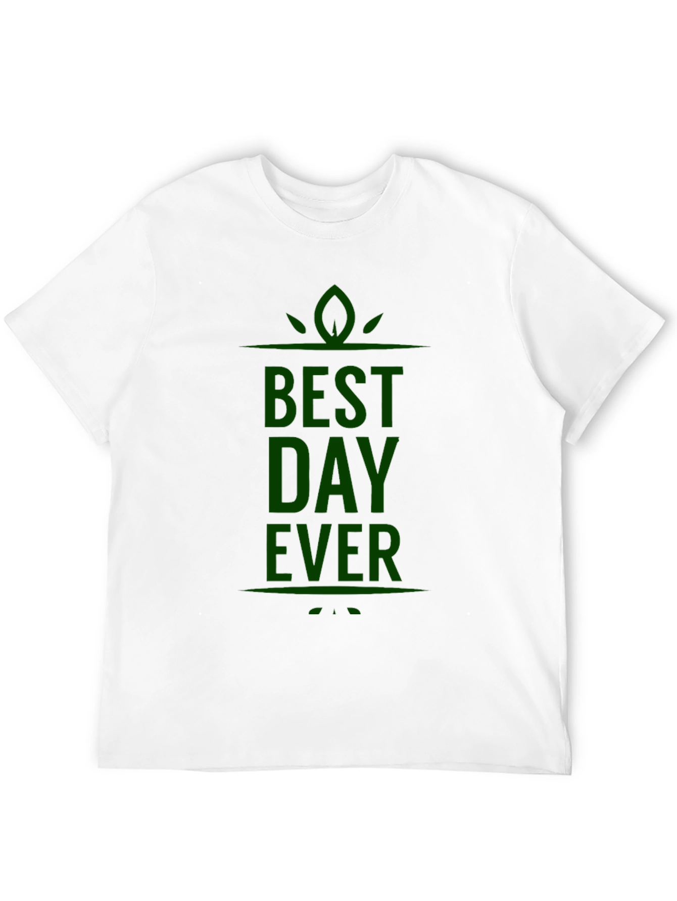 Best Day Ever T-Shirt - Black Cotton Graphic Tee