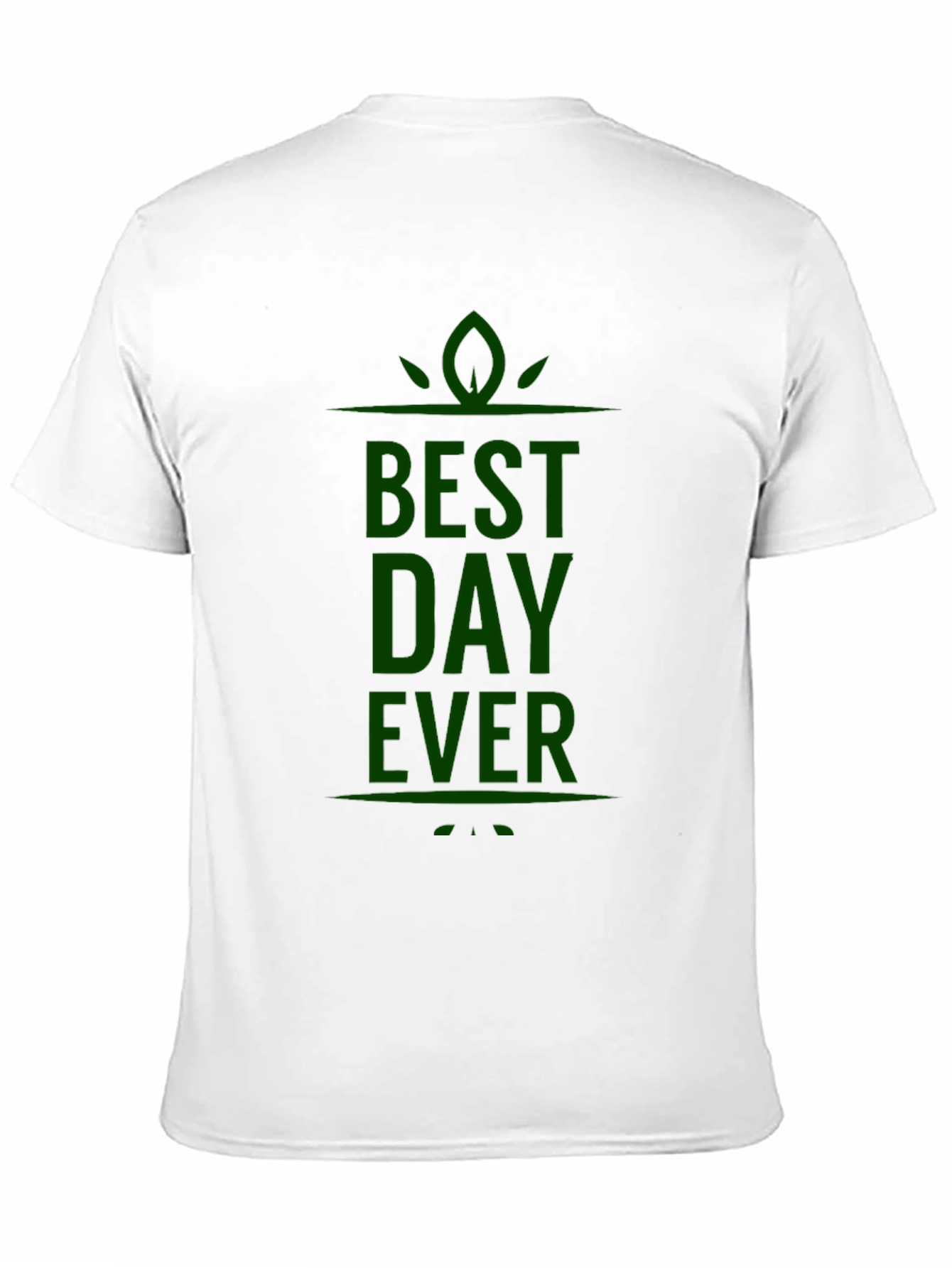 Best Day Ever T-Shirt - Black Cotton Graphic Tee