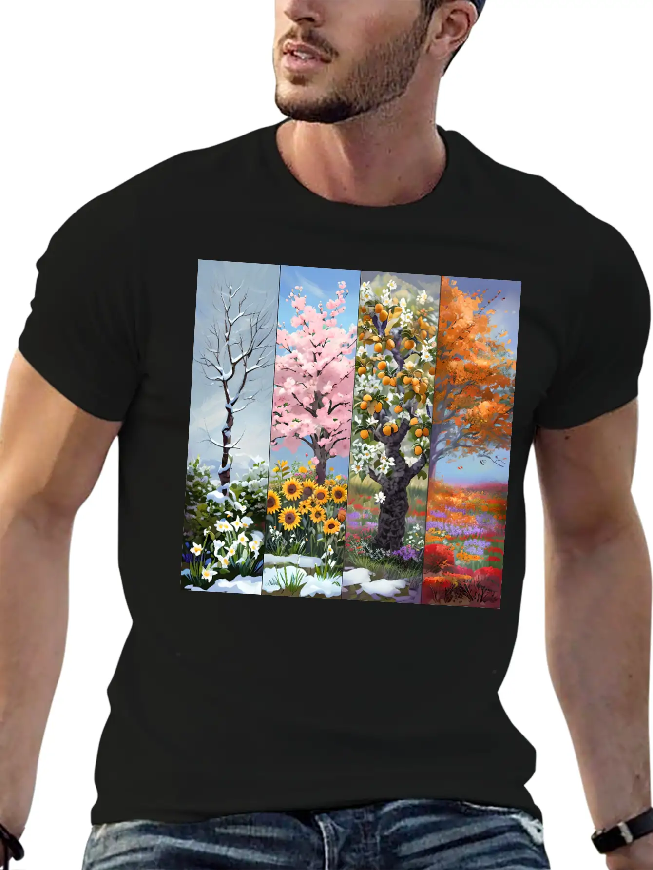 Seasons Unisex Casual T-Shirt – Clean Design For Daily Comfort