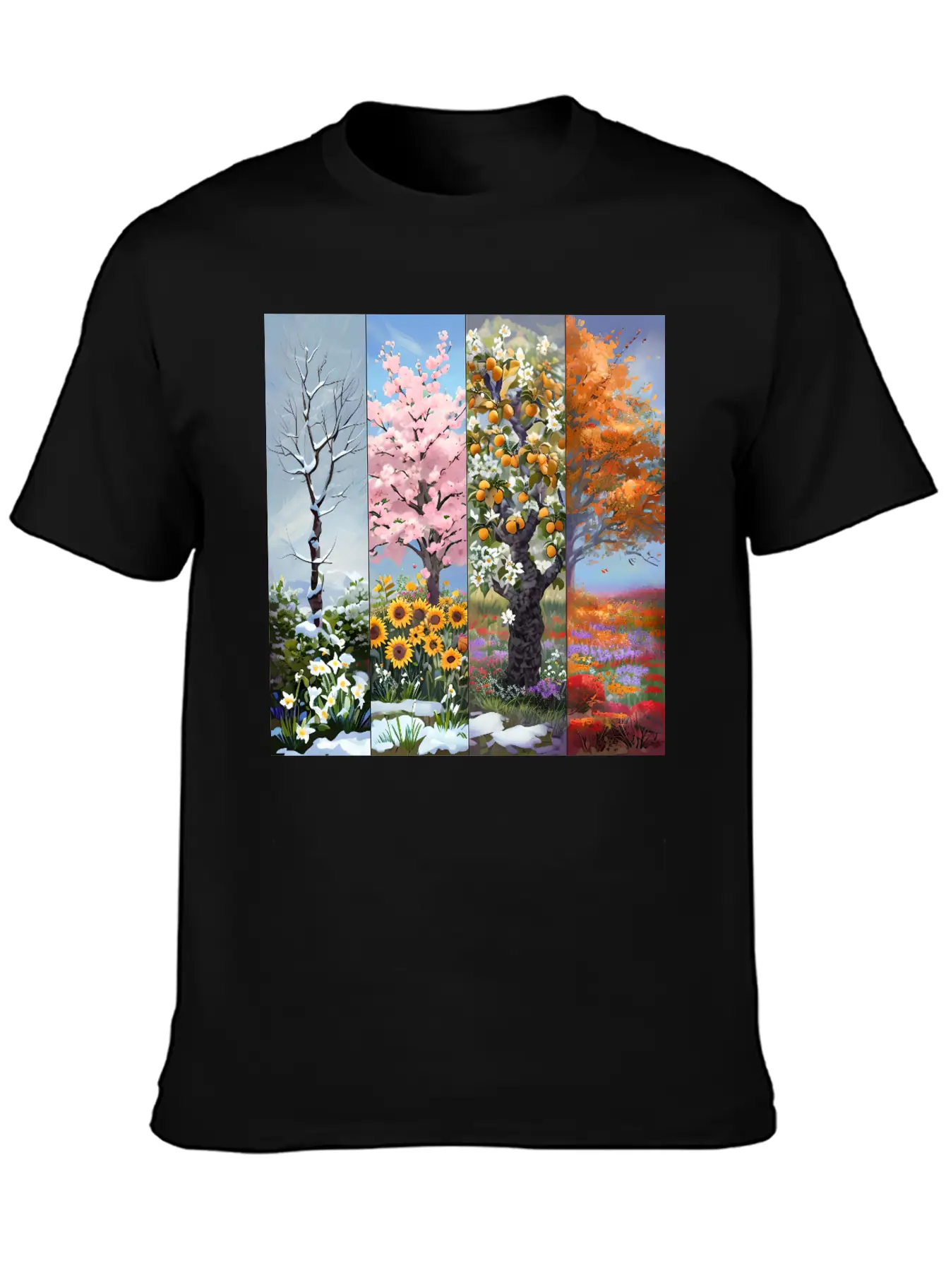 Seasons Unisex Casual T-Shirt – Clean Design For Daily Comfort