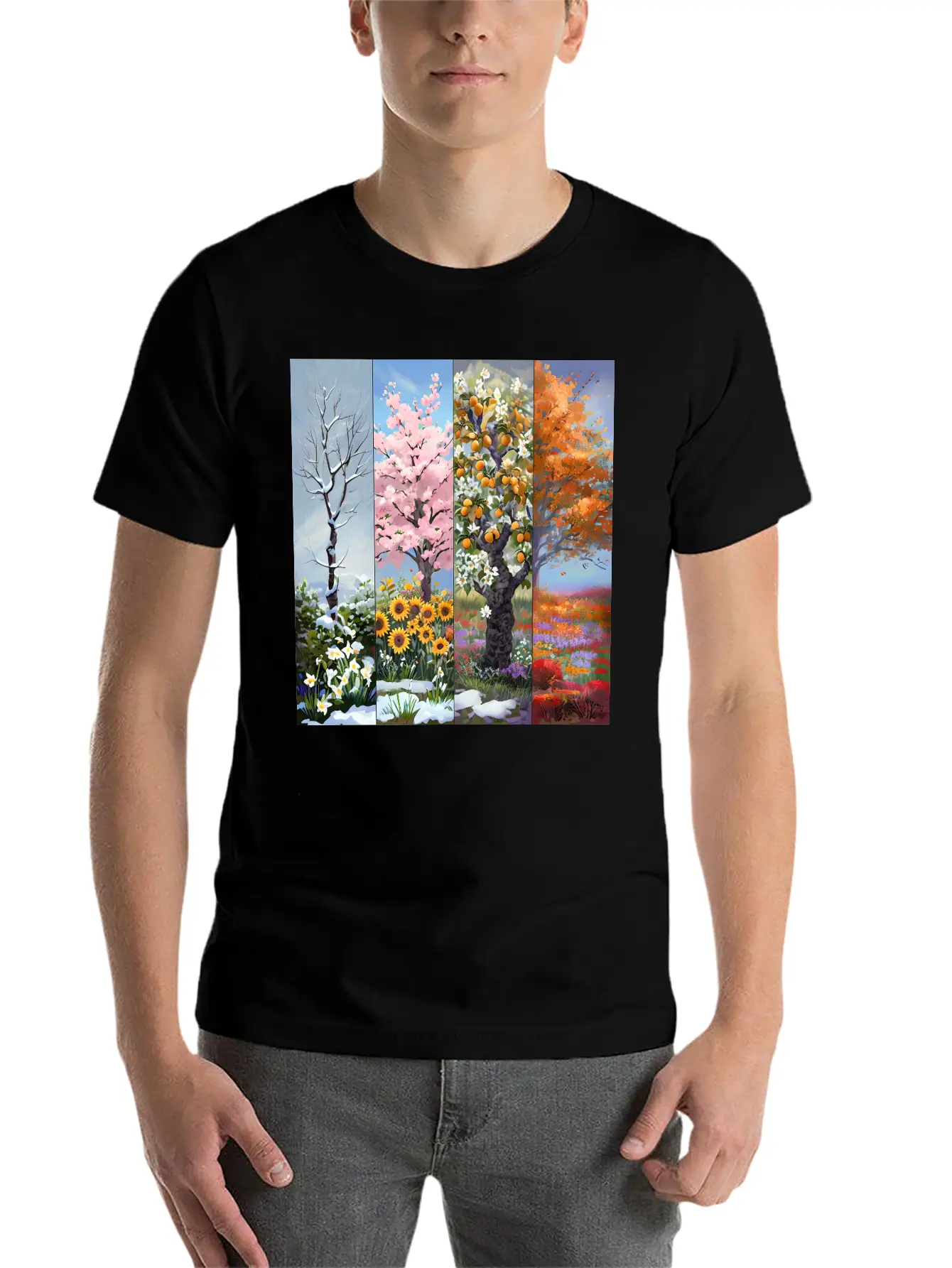 Seasons Unisex Casual T-Shirt – Clean Design For Daily Comfort