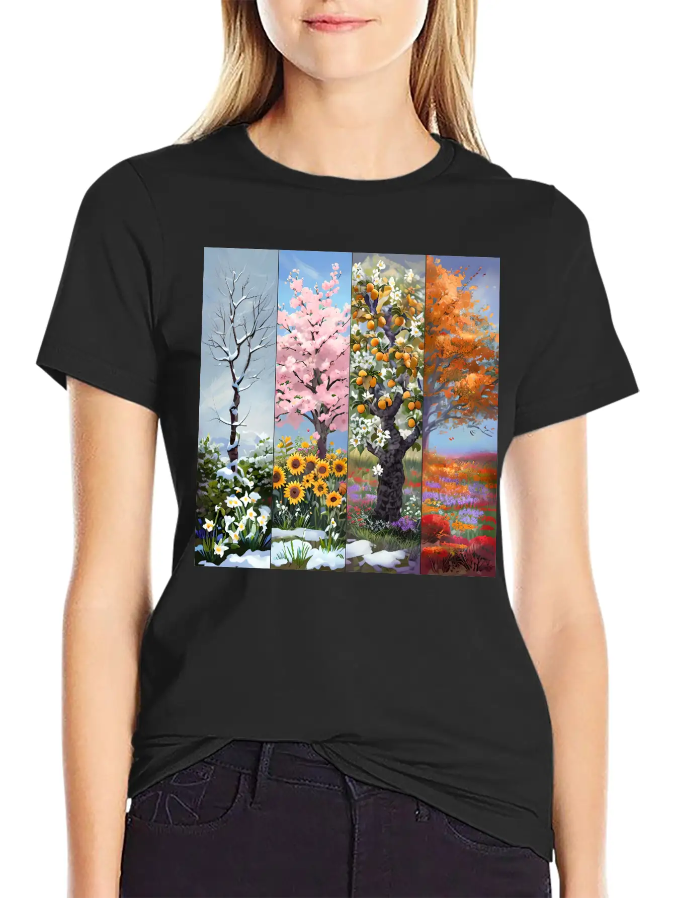 Seasons Unisex Casual T-Shirt – Clean Design For Daily Comfort