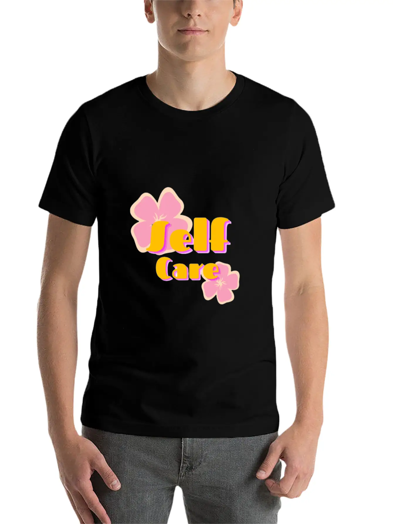 Self Care Unisex Casual T-Shirt – Clean Design For Daily Comfort