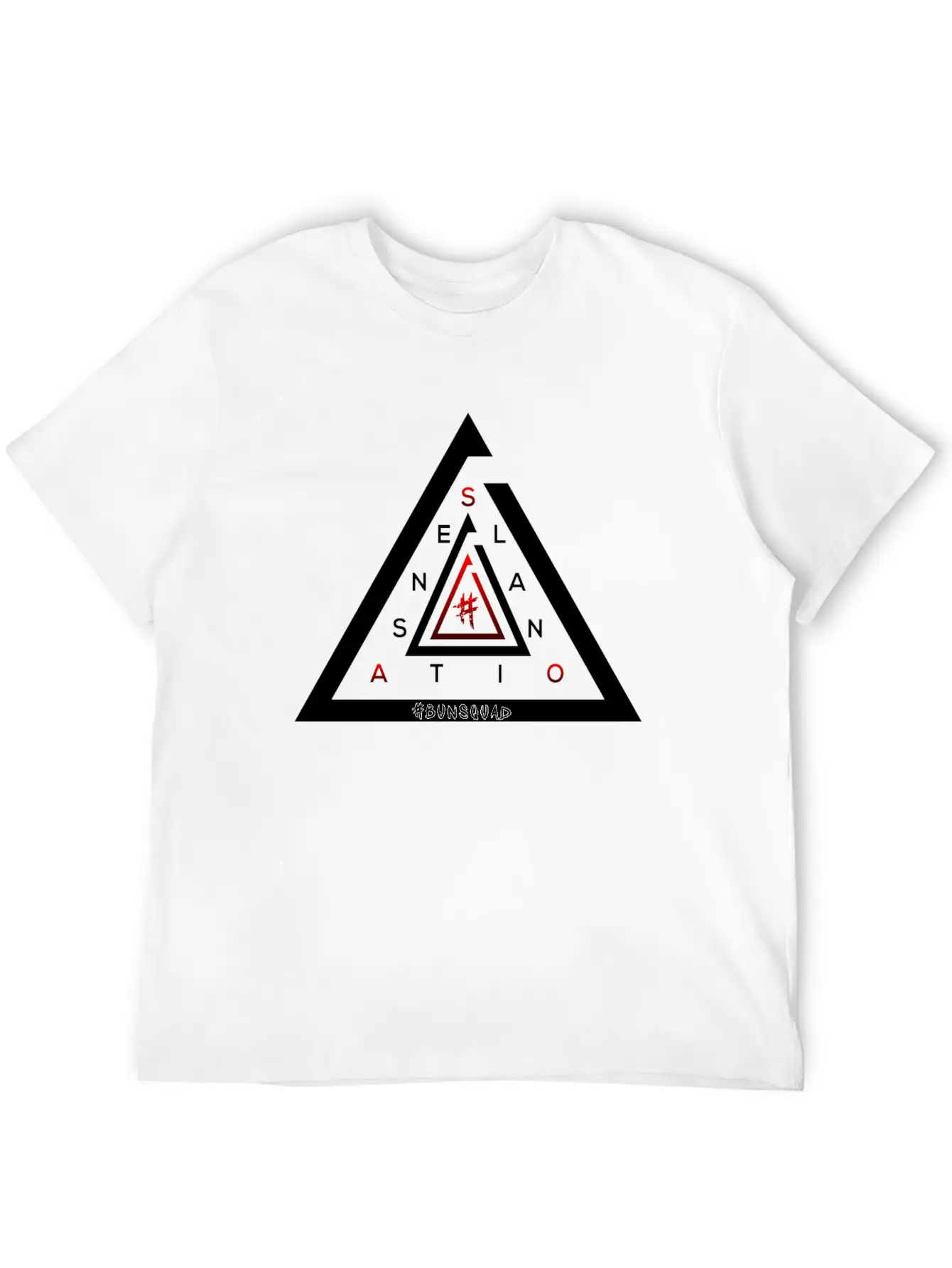 #Sensatonal White Unisex Casual T-Shirt – Clean Design For Daily Comfort
