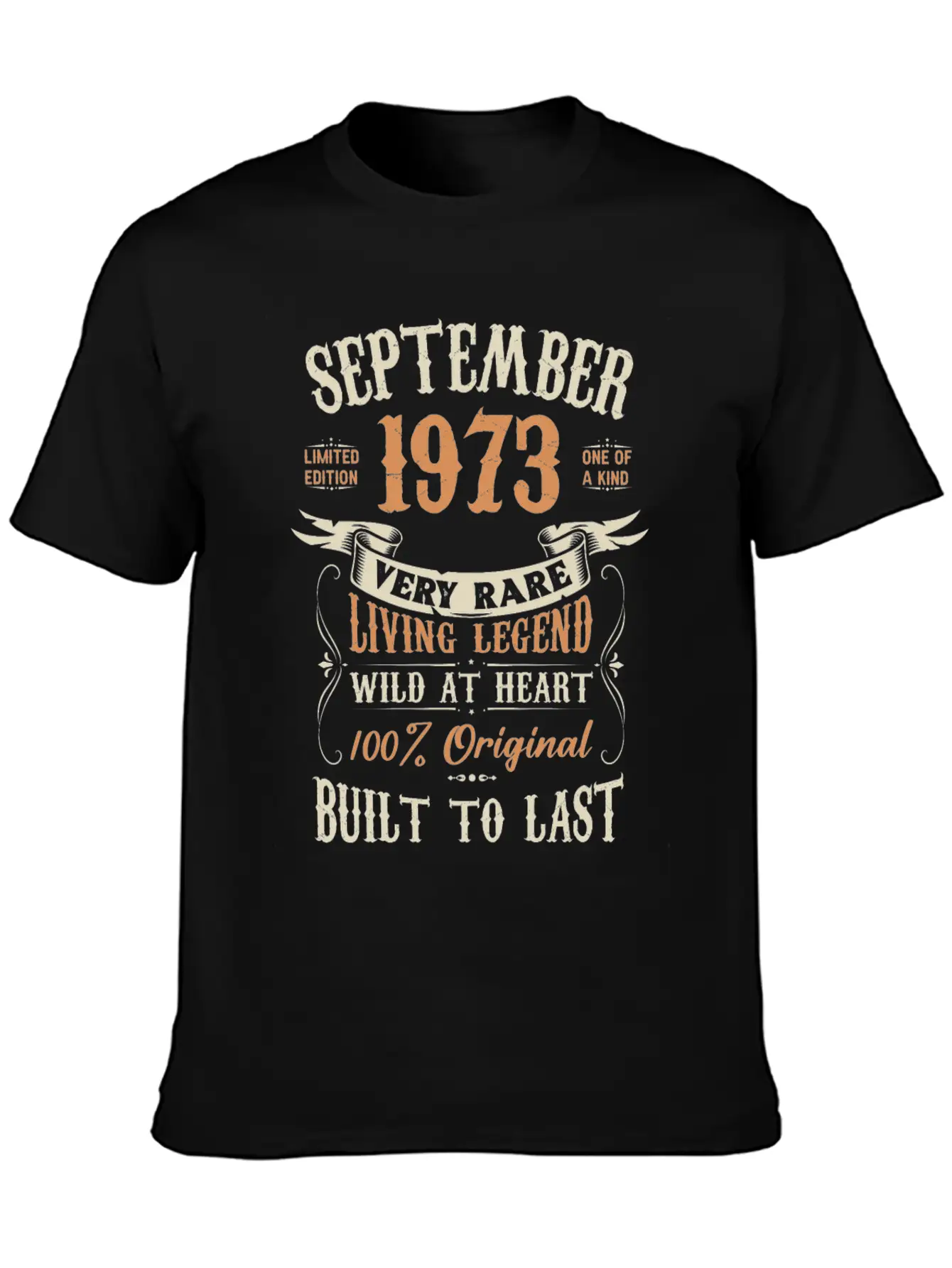 September 1973 Birthday Surprise Unisex Casual T-Shirt – Clean Design For Daily Comfort