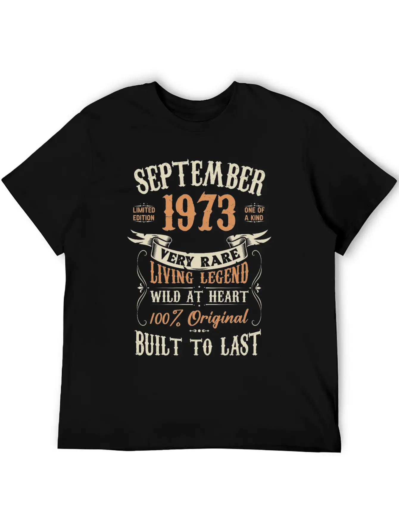 September 1973 Birthday Surprise Unisex Casual T-Shirt – Clean Design For Daily Comfort