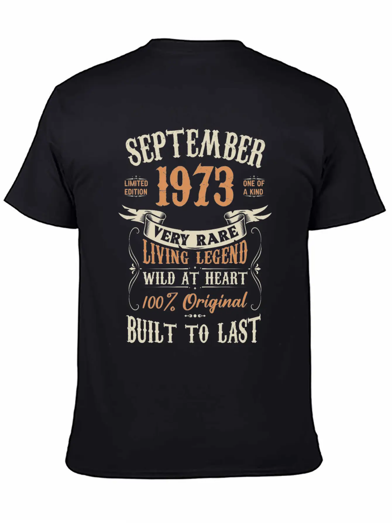 September 1973 Birthday Surprise Unisex Casual T-Shirt – Clean Design For Daily Comfort