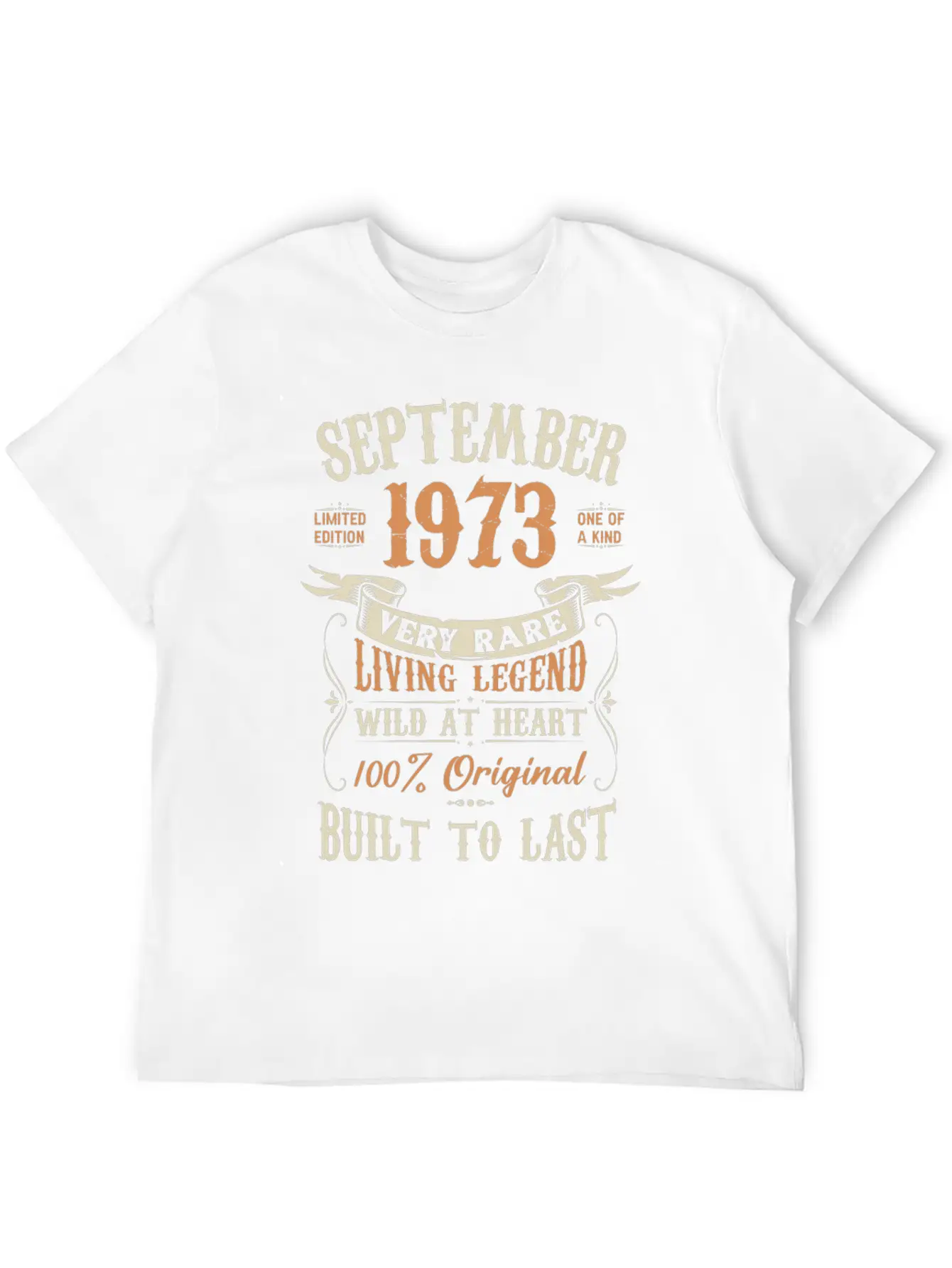 September 1973 Birthday Surprise Unisex Casual T-Shirt – Clean Design For Daily Comfort