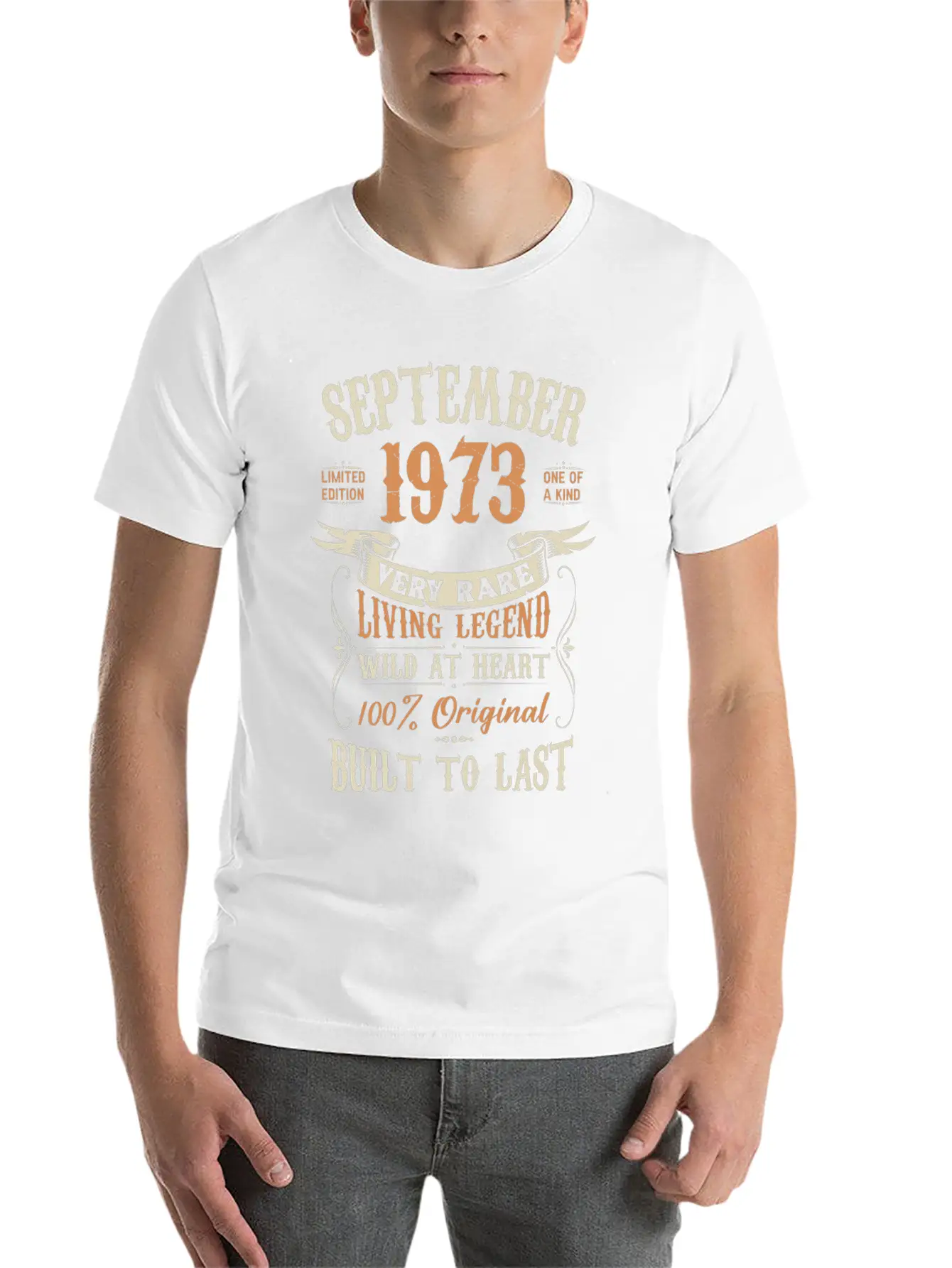 September 1973 Birthday Surprise Unisex Casual T-Shirt – Clean Design For Daily Comfort