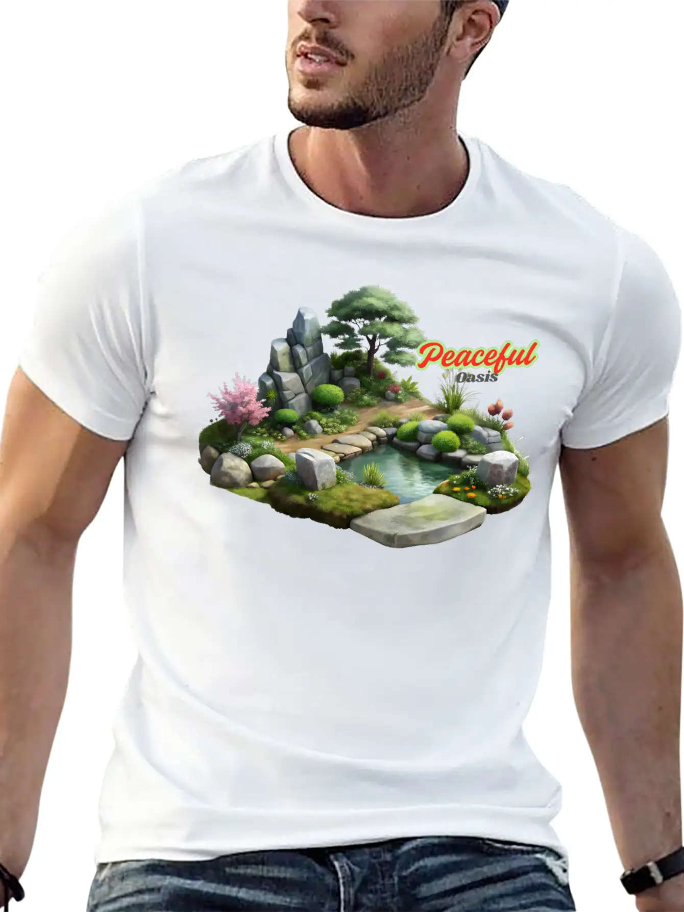 Serene Nature Escape Unisex Casual T-Shirt – Clean Design For Daily Comfort