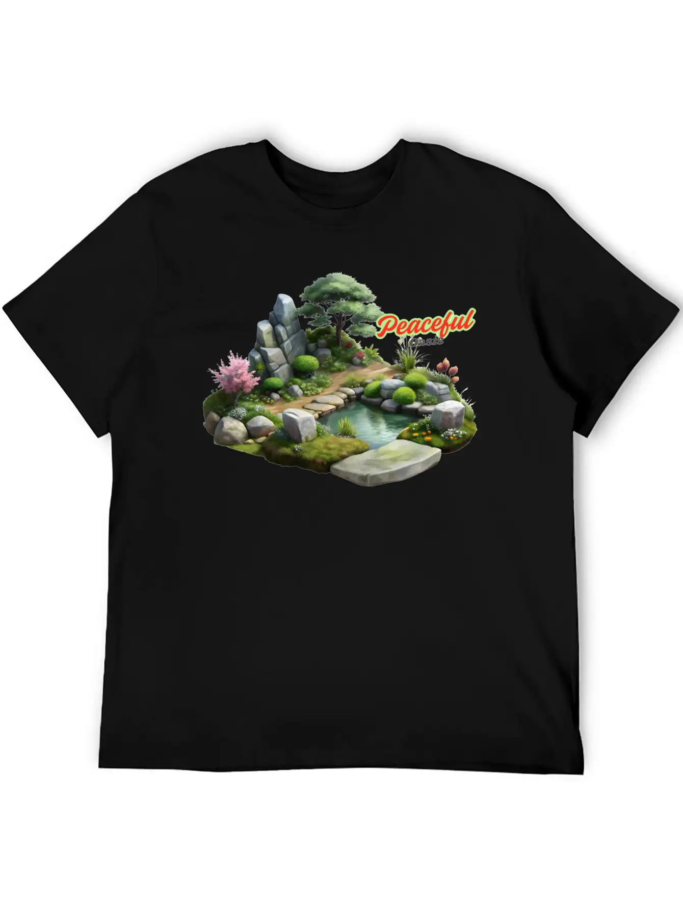 Serene Nature Escape Unisex Casual T-Shirt – Clean Design For Daily Comfort