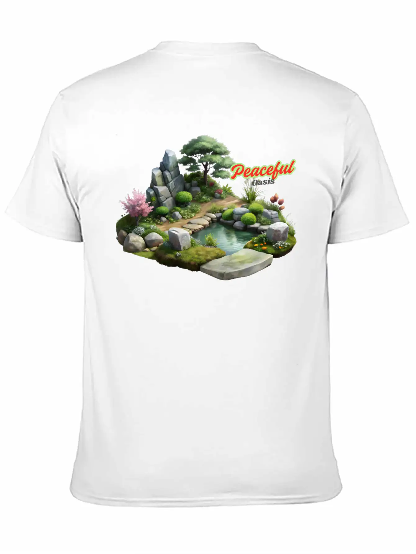 Serene Nature Escape Unisex Casual T-Shirt – Clean Design For Daily Comfort