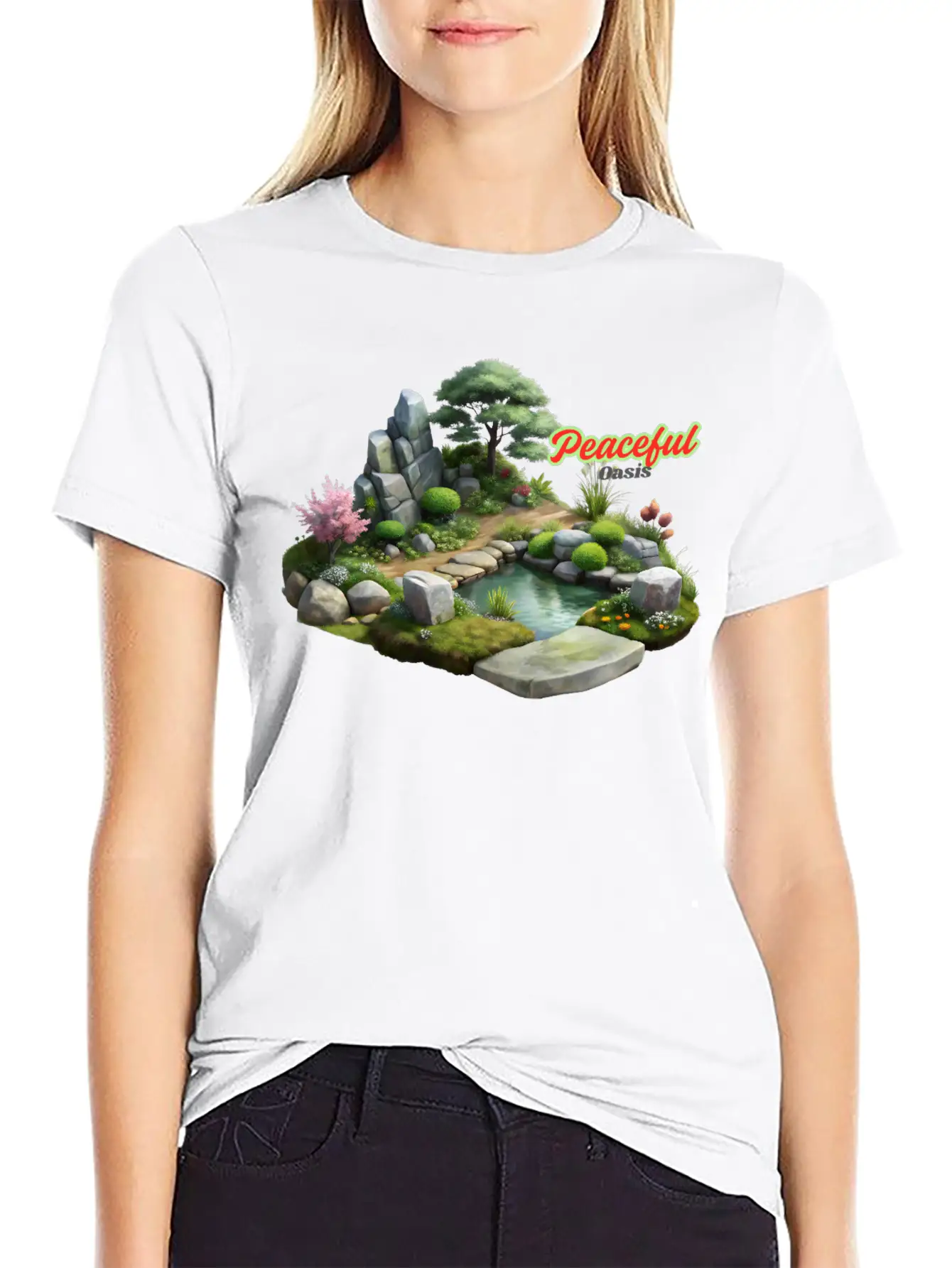 Serene Nature Escape Unisex Casual T-Shirt – Clean Design For Daily Comfort