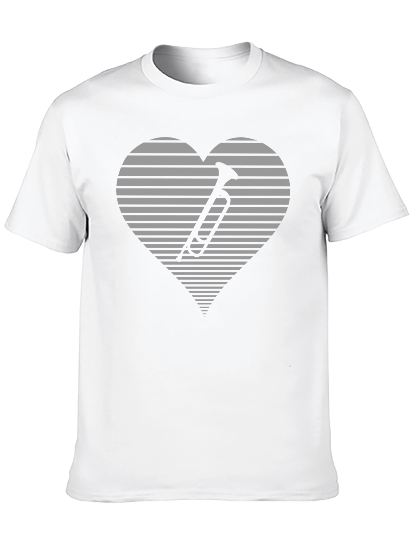Musical Heart T-Shirt - Black