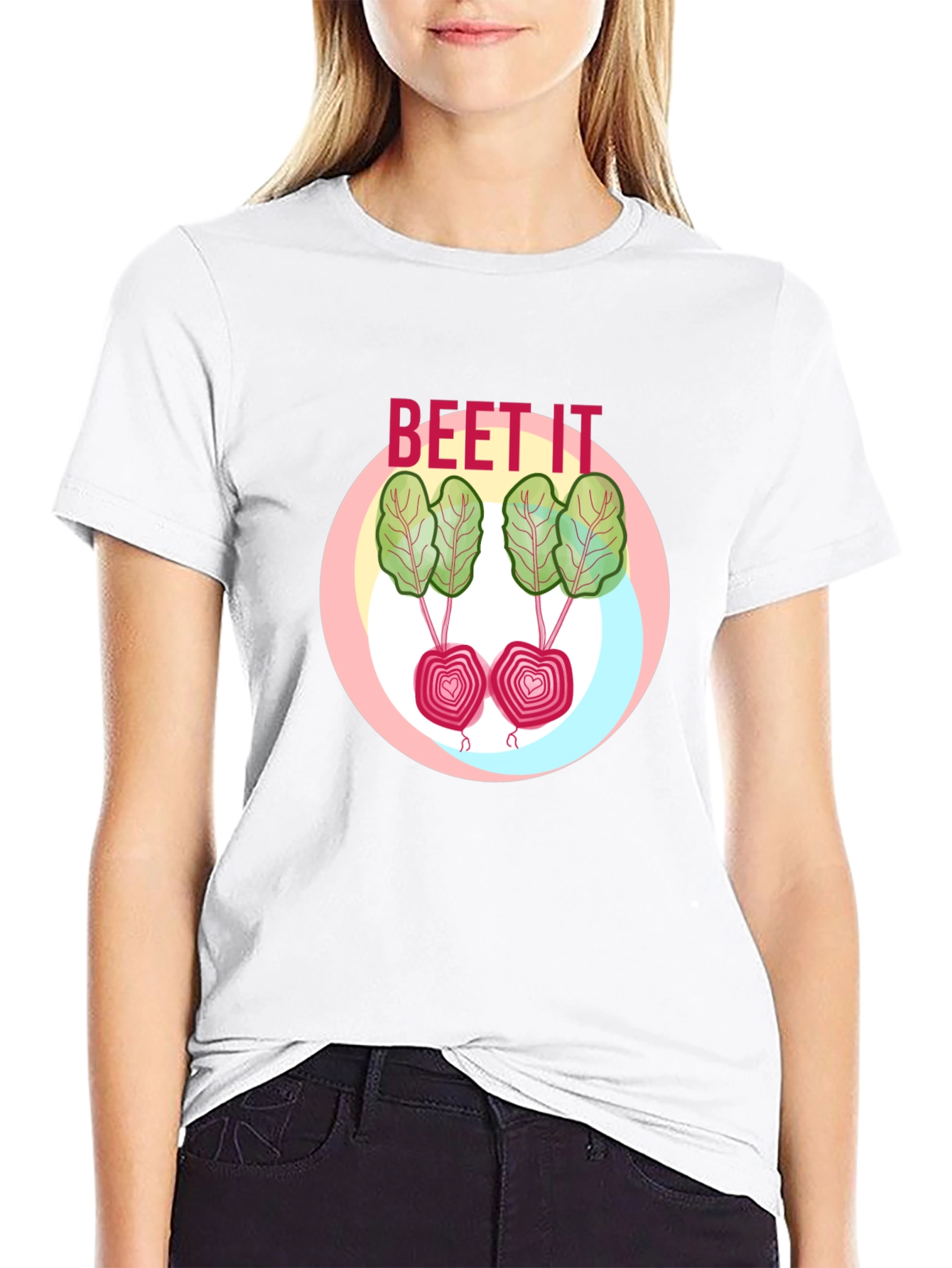 Beet It Graphic T-Shirt - Funny Vegetable Pun Tee