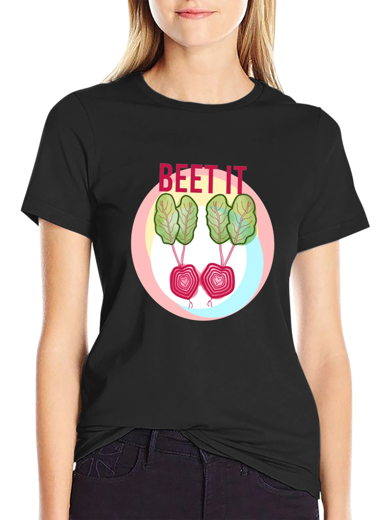 Beet It Graphic T-Shirt - Funny Vegetable Pun Tee