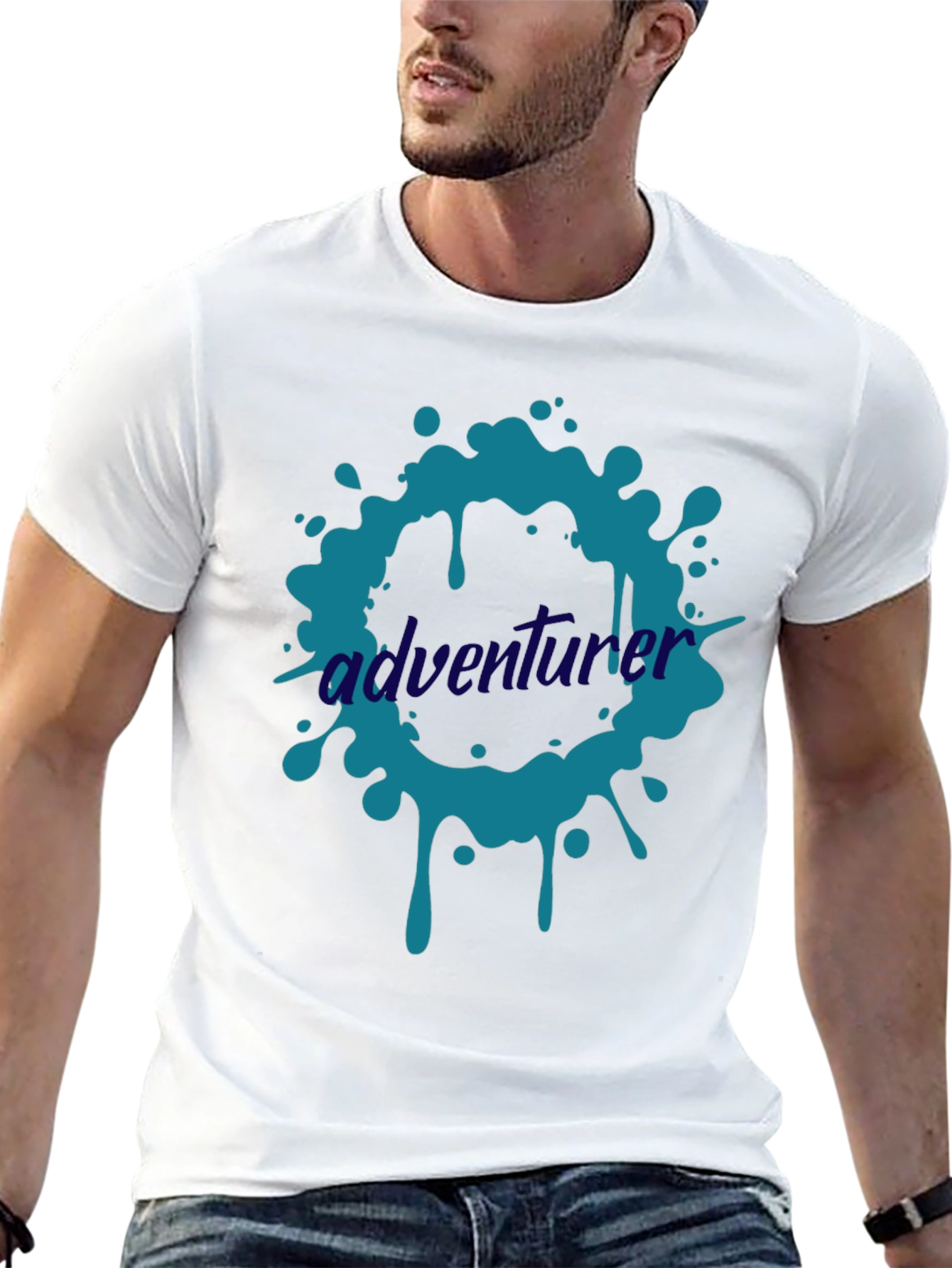 Adventurer Splash Graphic Tee - Casual Style