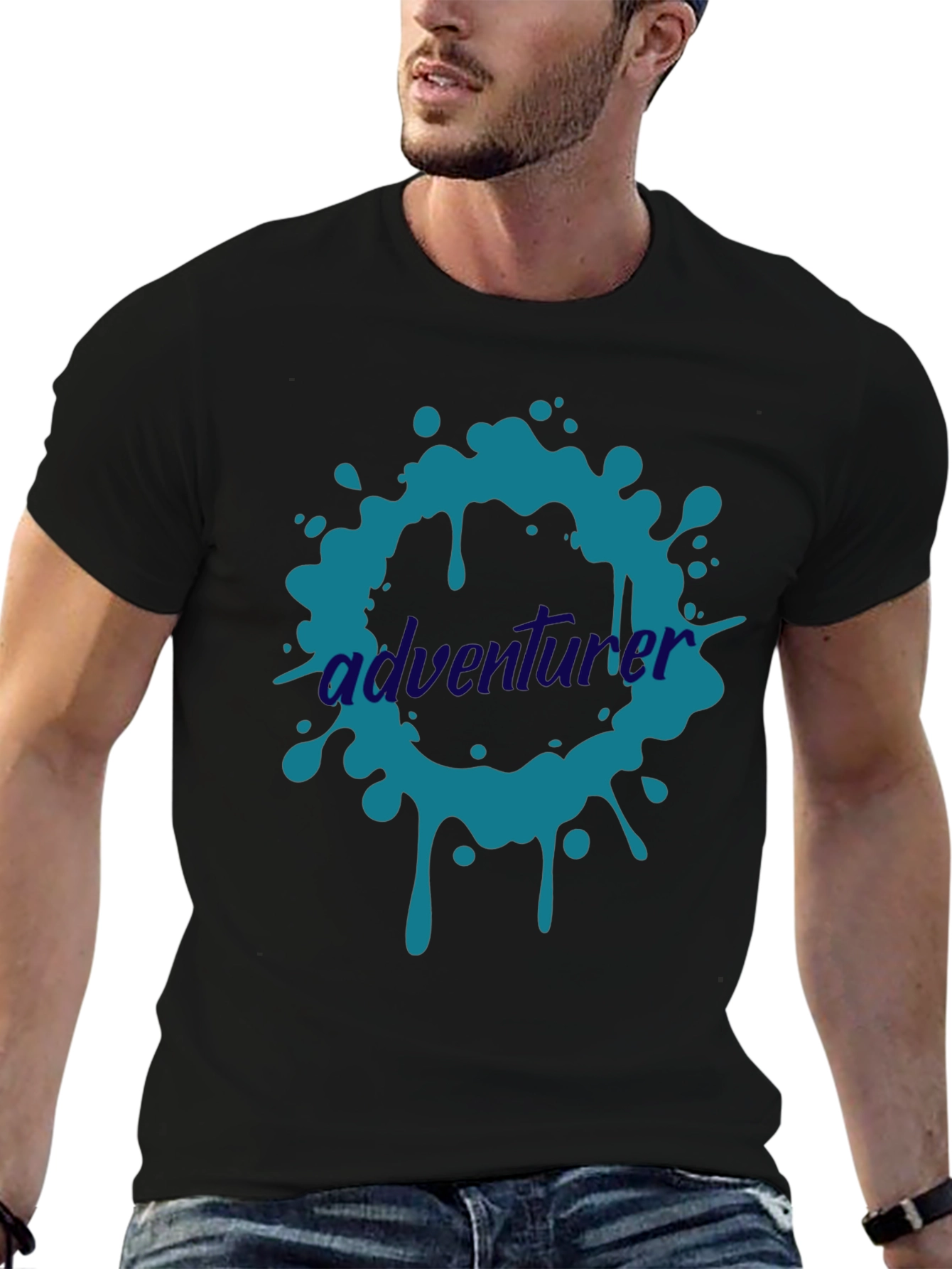 Adventurer Splash Graphic Tee - Casual Style