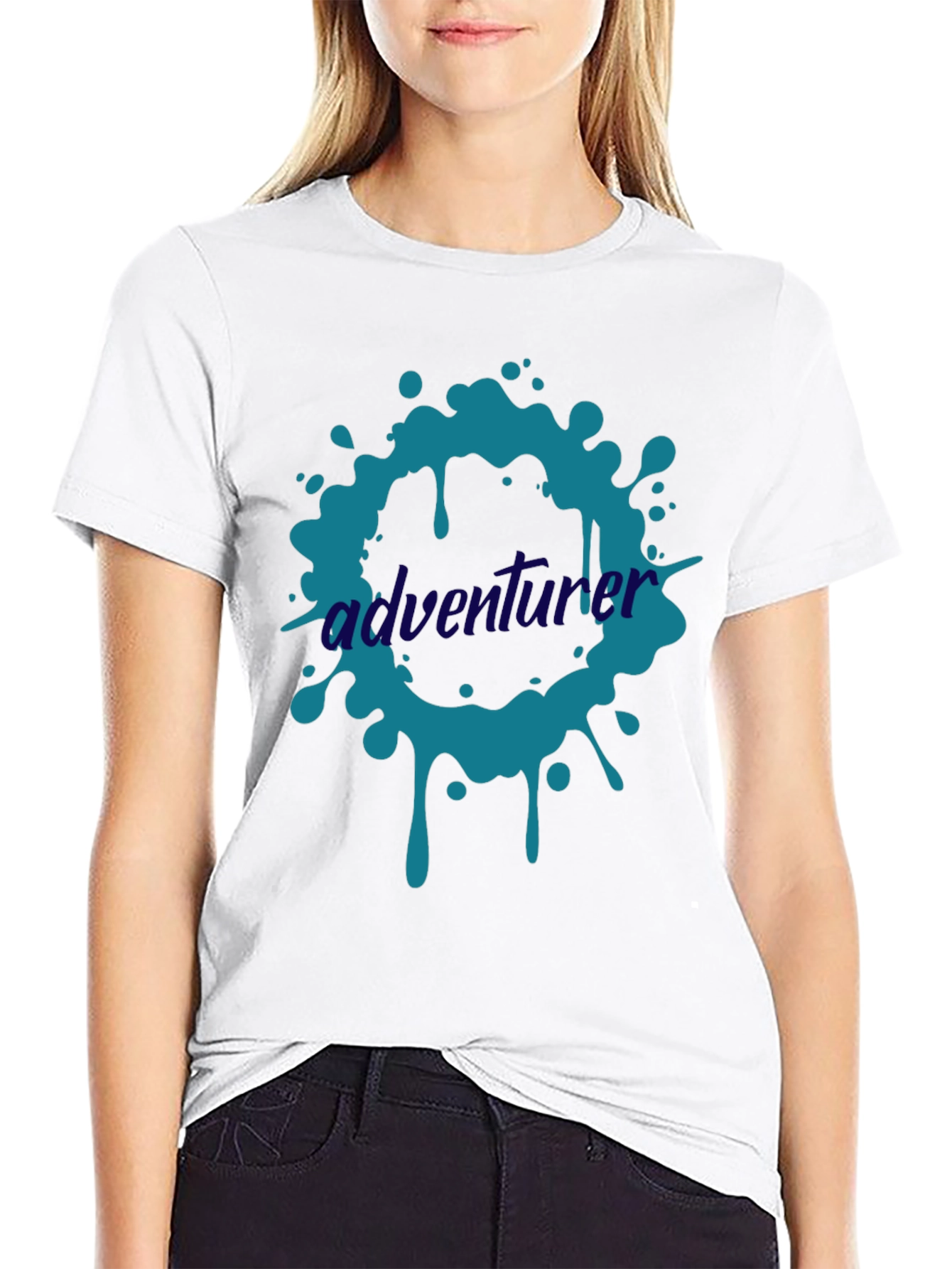 Adventurer Splash Graphic Tee - Casual Style