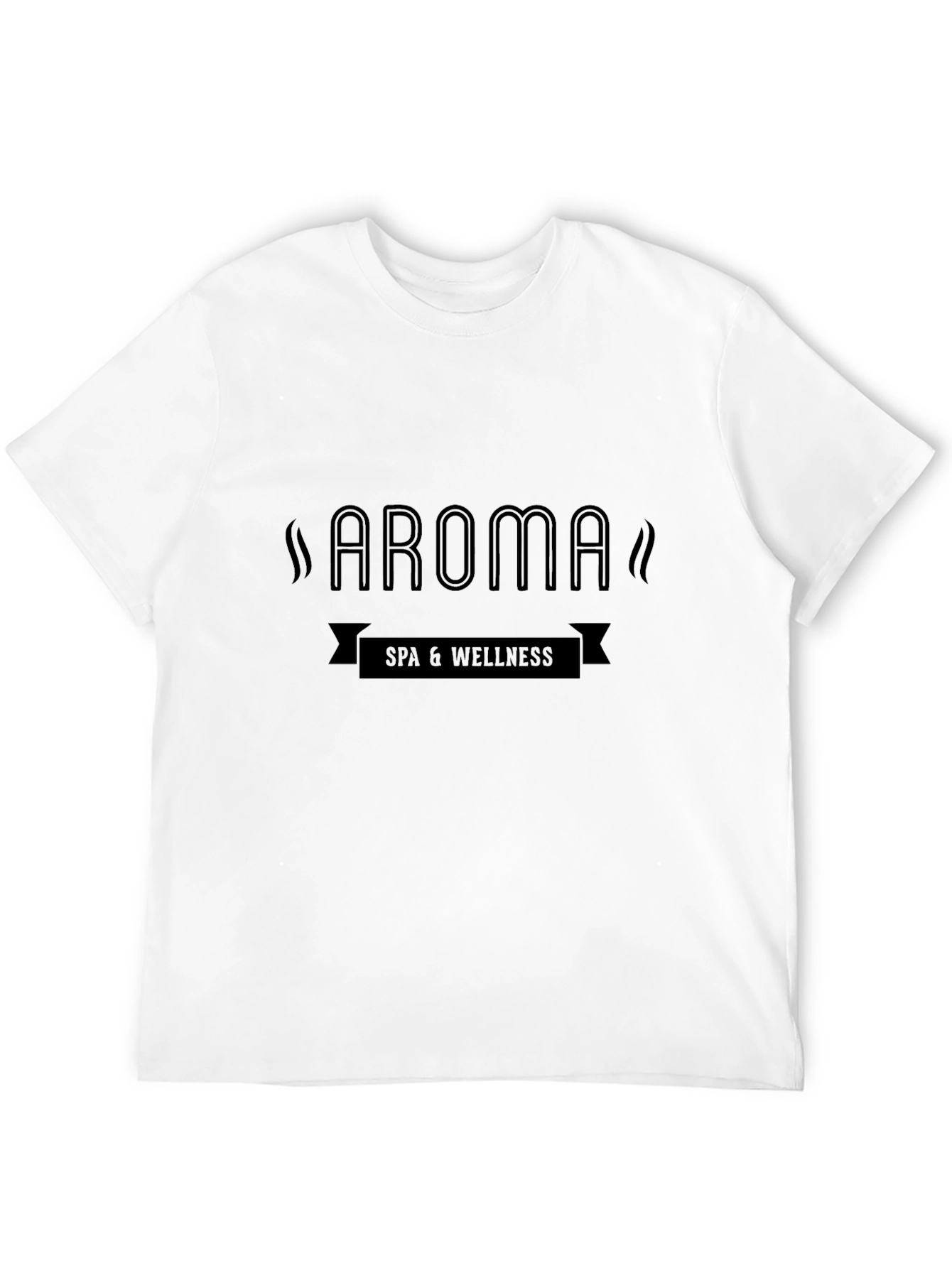 Aroma Spa & Wellness Black T-Shirt