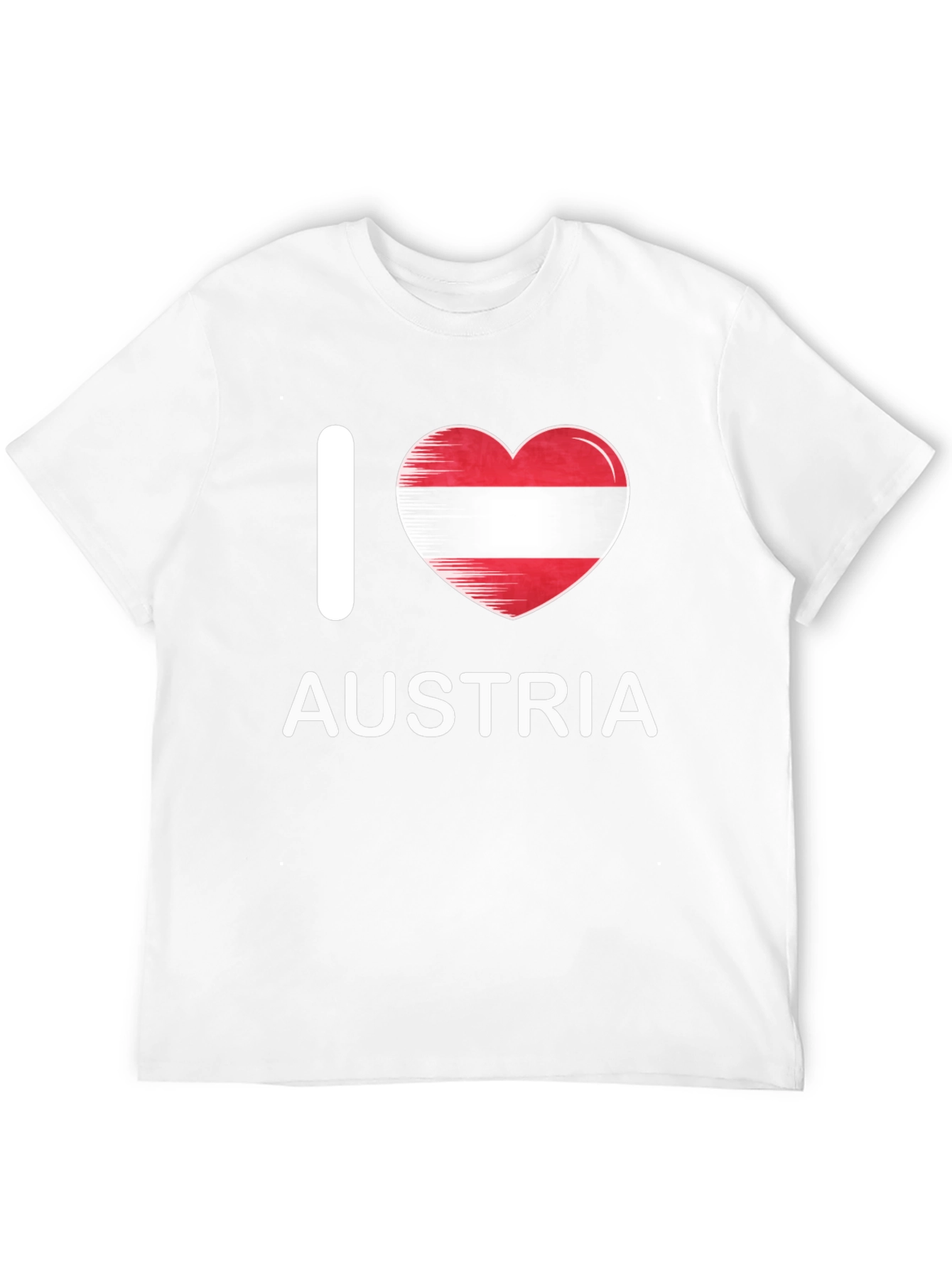 I Love Austria Flag Heart T-Shirt