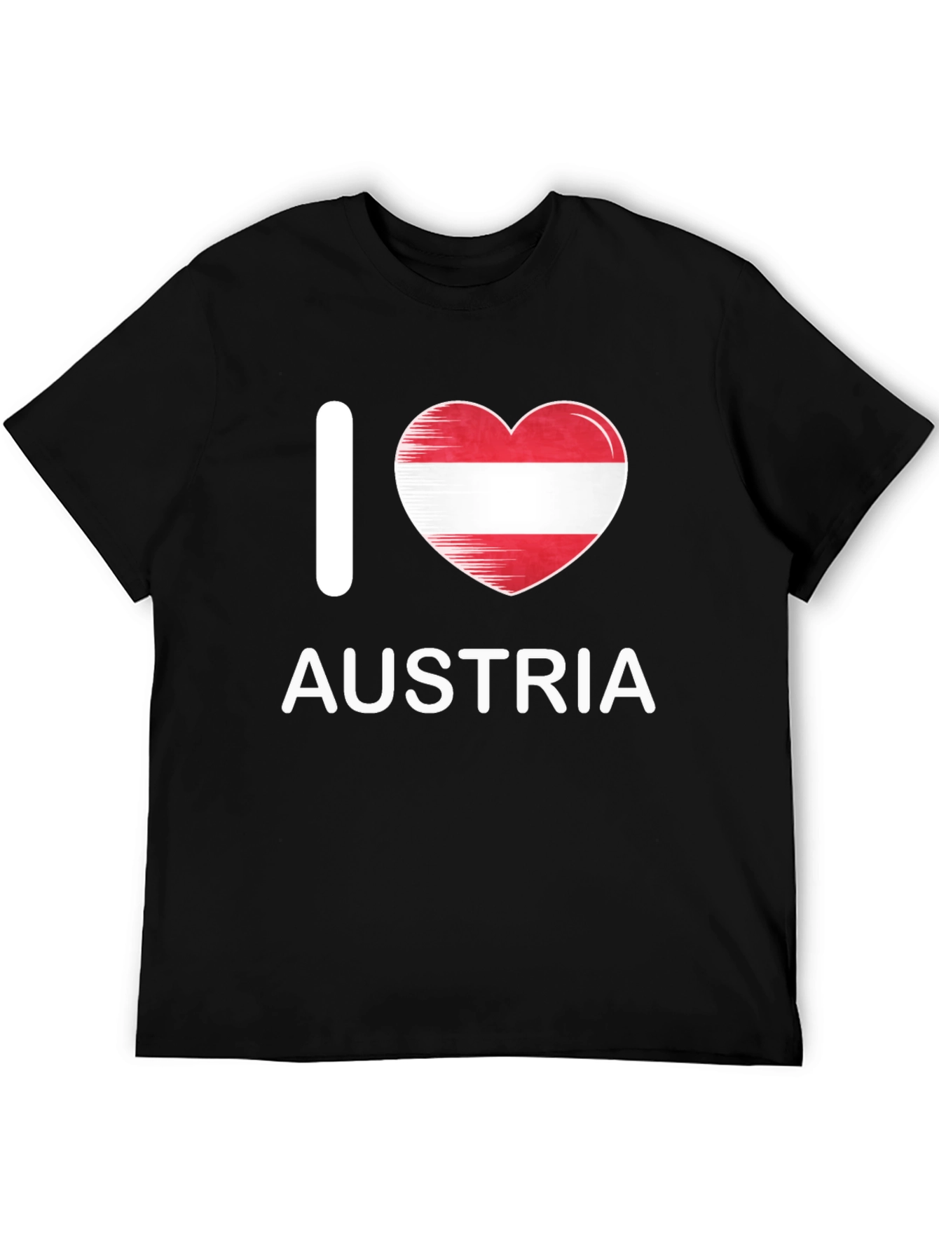 I Love Austria Flag Heart T-Shirt
